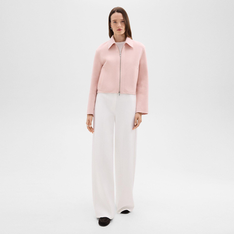 Theory Blouson Jacket in Double-Face Wool-Cashmere outlook