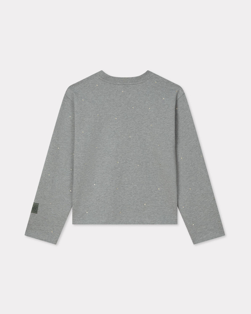 KENZO 'KENZO Elephant Logo' strass embroidered long sleeve T-shirt outlook