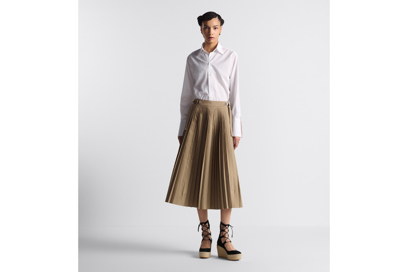 Pleated Mid-Length Skirt 2