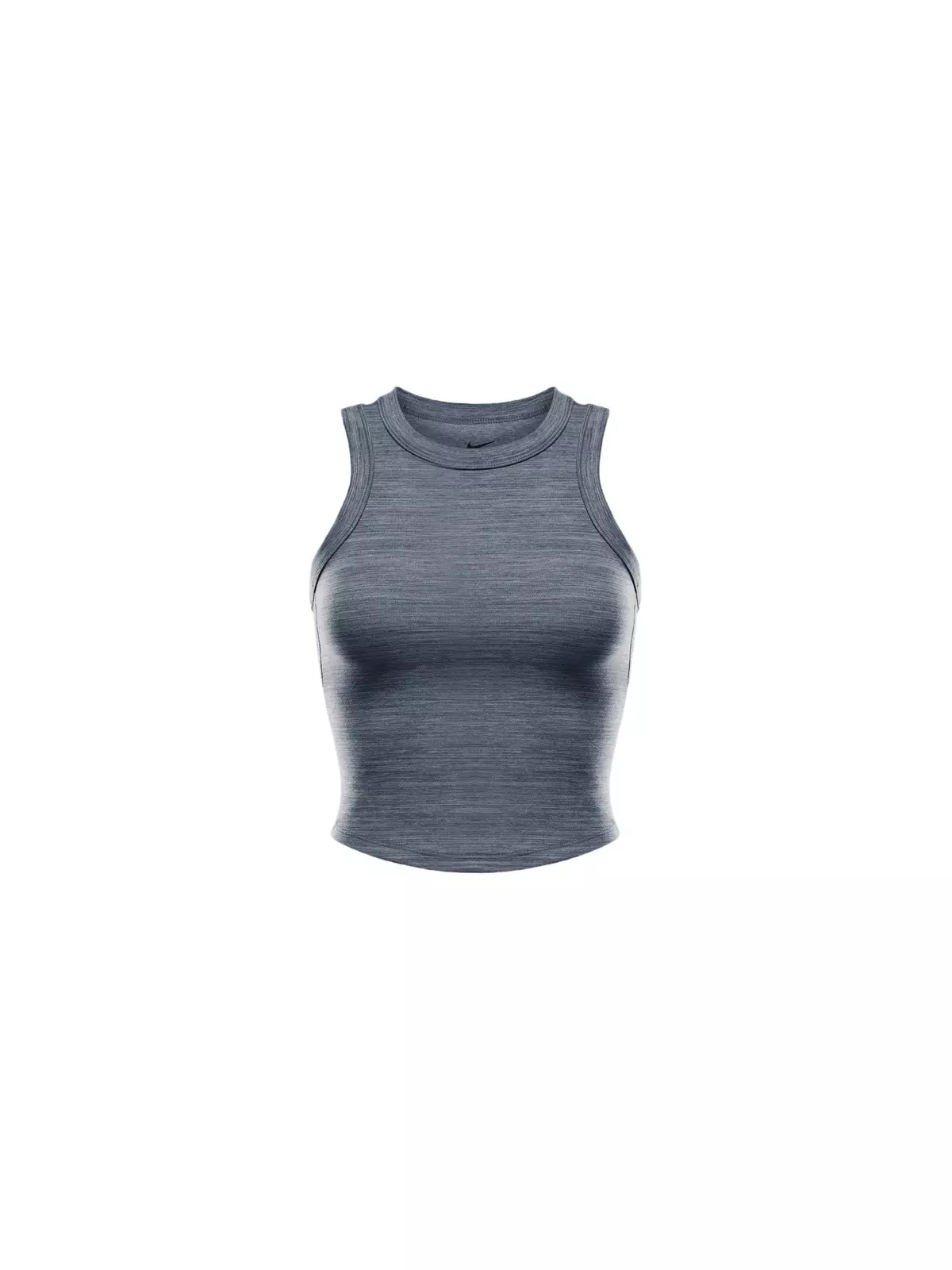 Women's One Fitted Dri-FIT Cropped Tank Top -Grey - 6