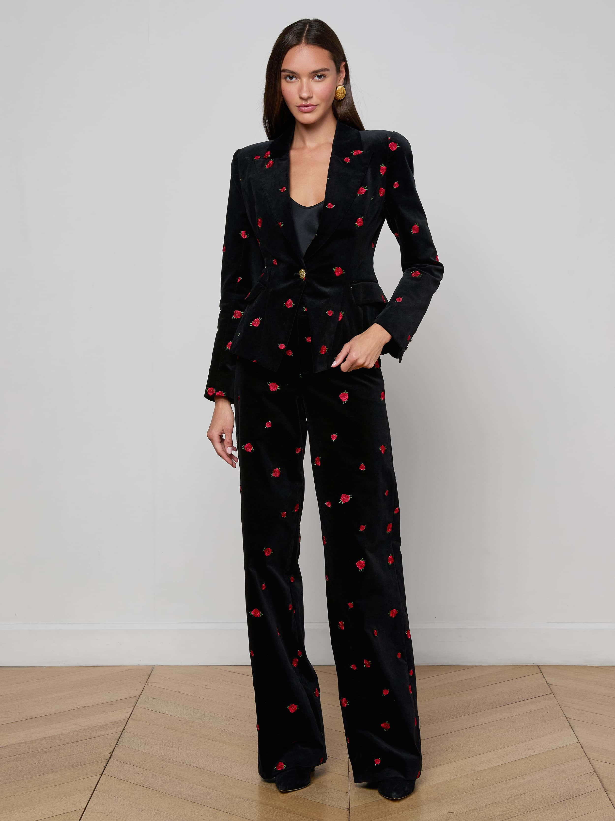 Kaisley Velvet Blazer - 4