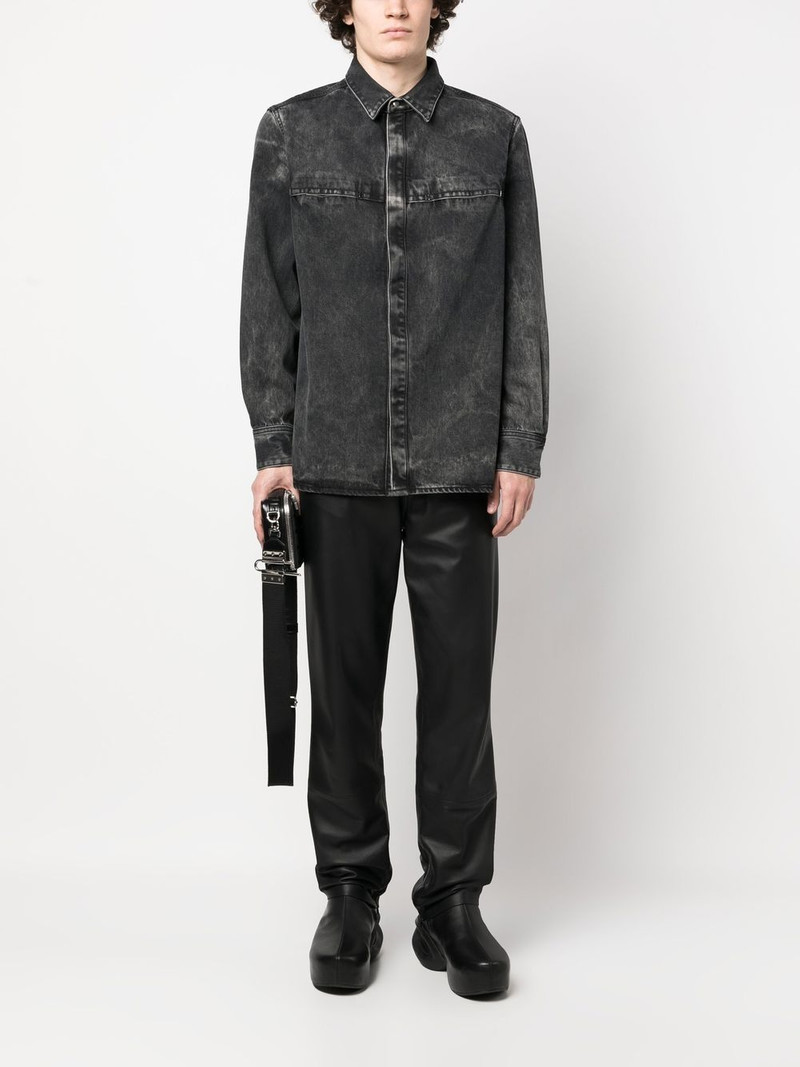 Givenchy long-sleeve denim shirt outlook