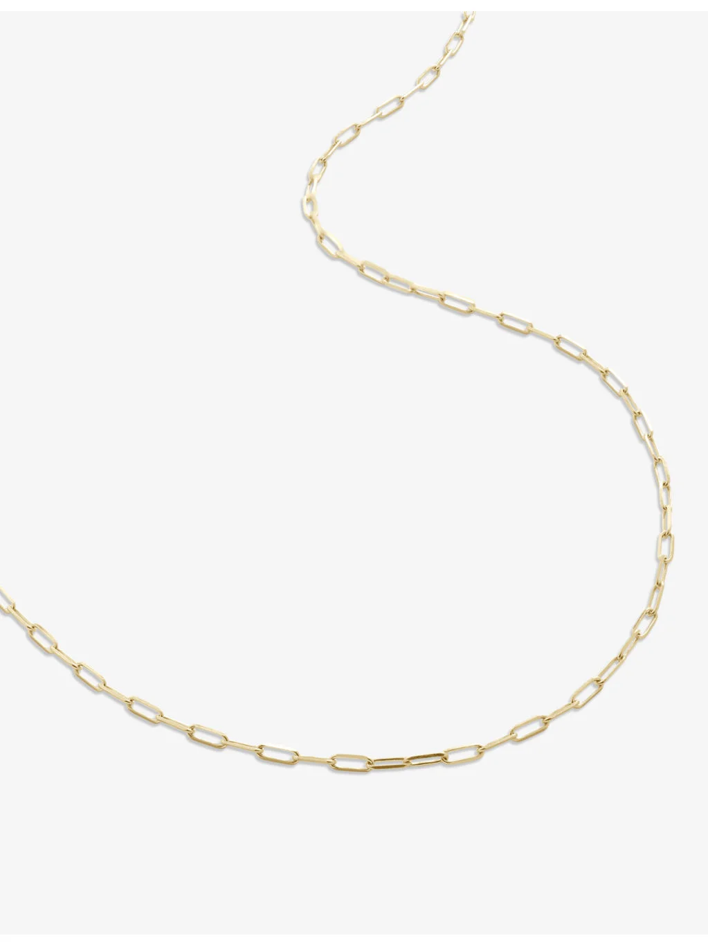 Paperclip 14ct yellow-gold necklace - 1
