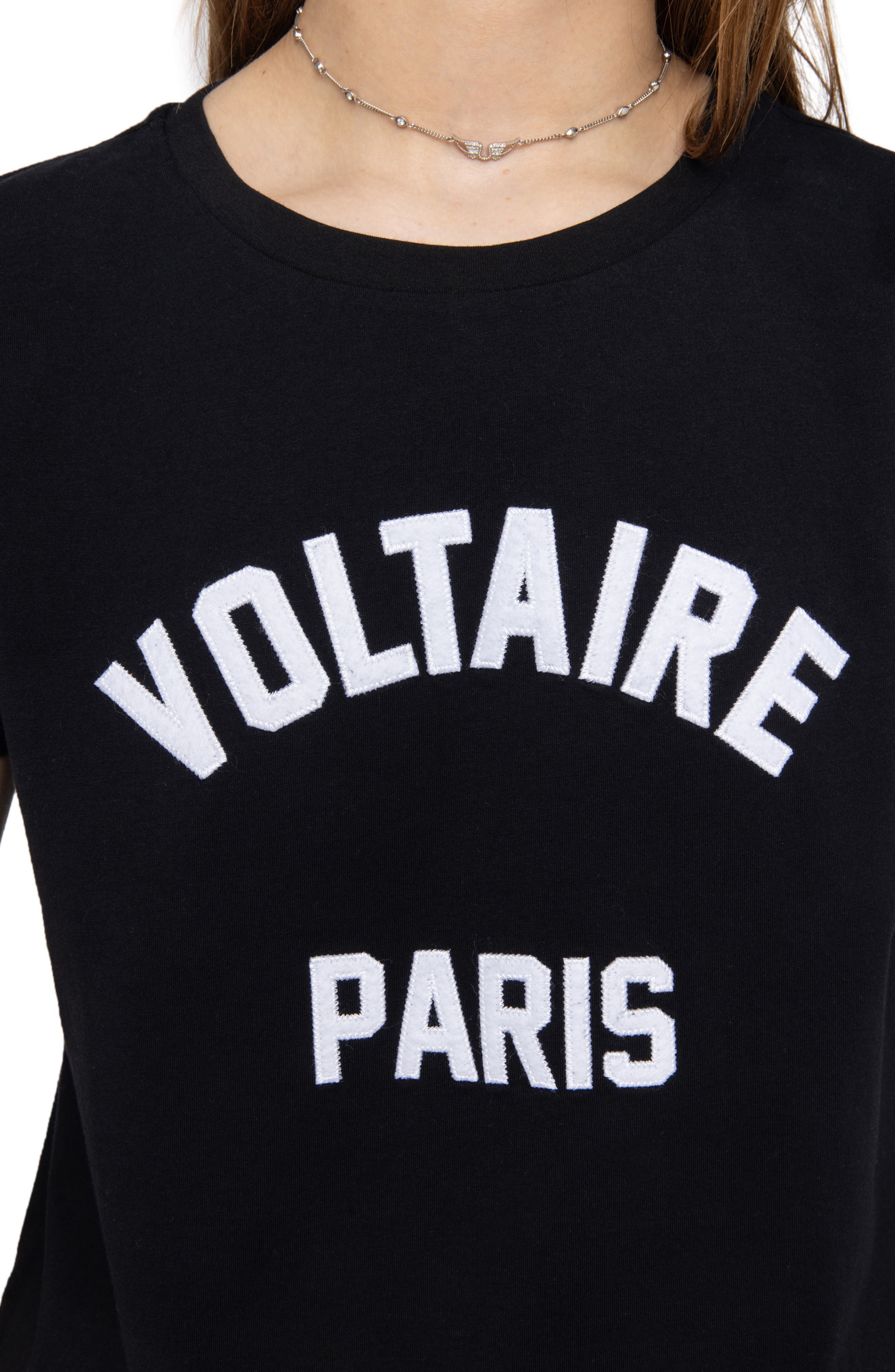 Zadig & Voltaire Alys Voltaire Paris Cotton Graphic T-Shirt in Black at Nordstrom - 4