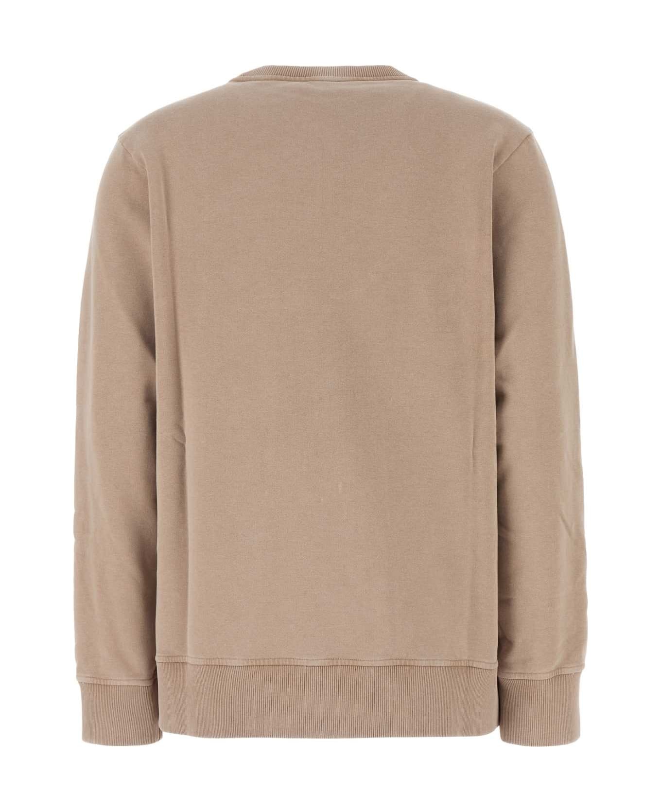 Cappuccino Cotton Oversize Sweatshirt - 2