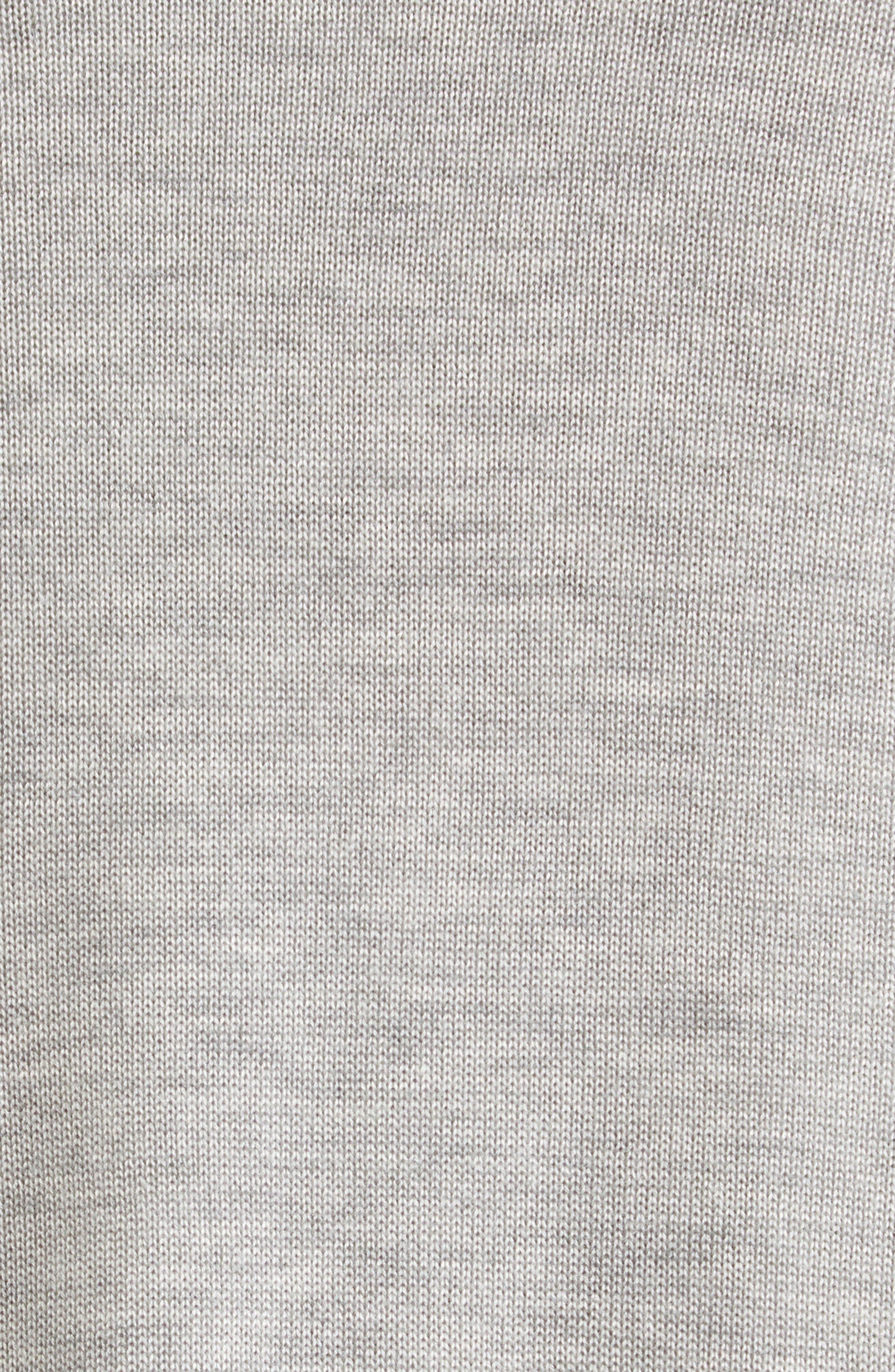 TOTEME Fine Knit Cardigan in Grey Melange at Nordstrom - 7