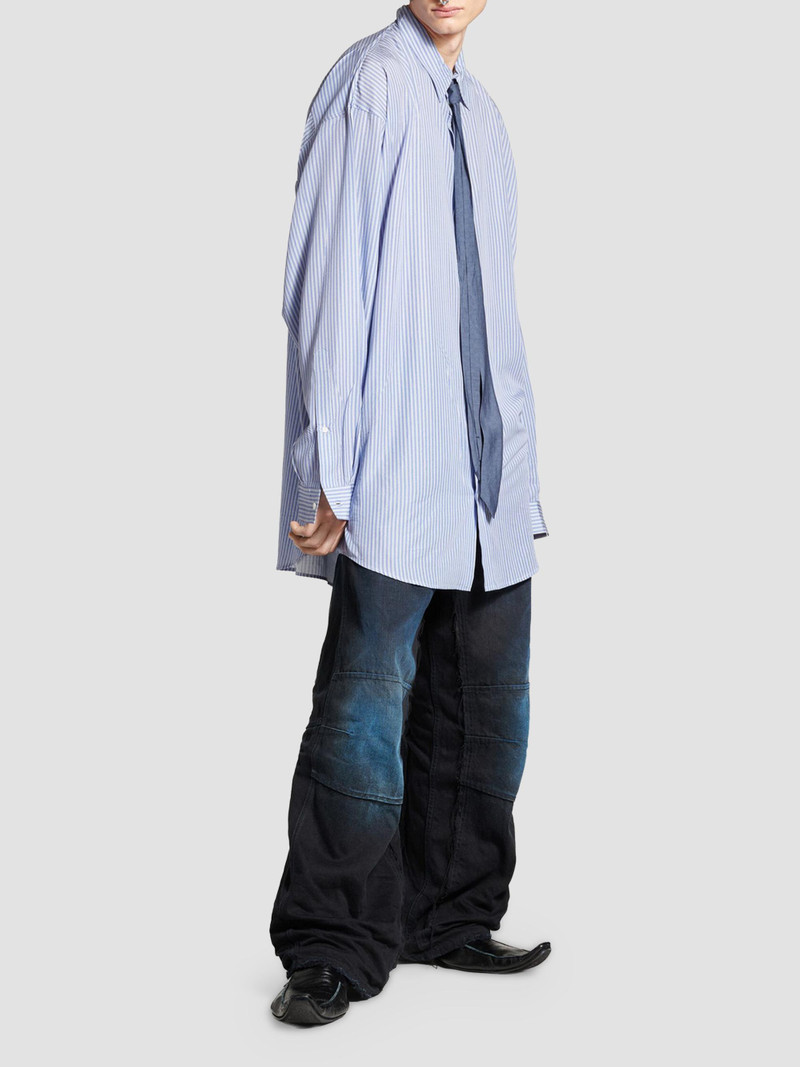 Men's Fluid Shirt - Blue White 5