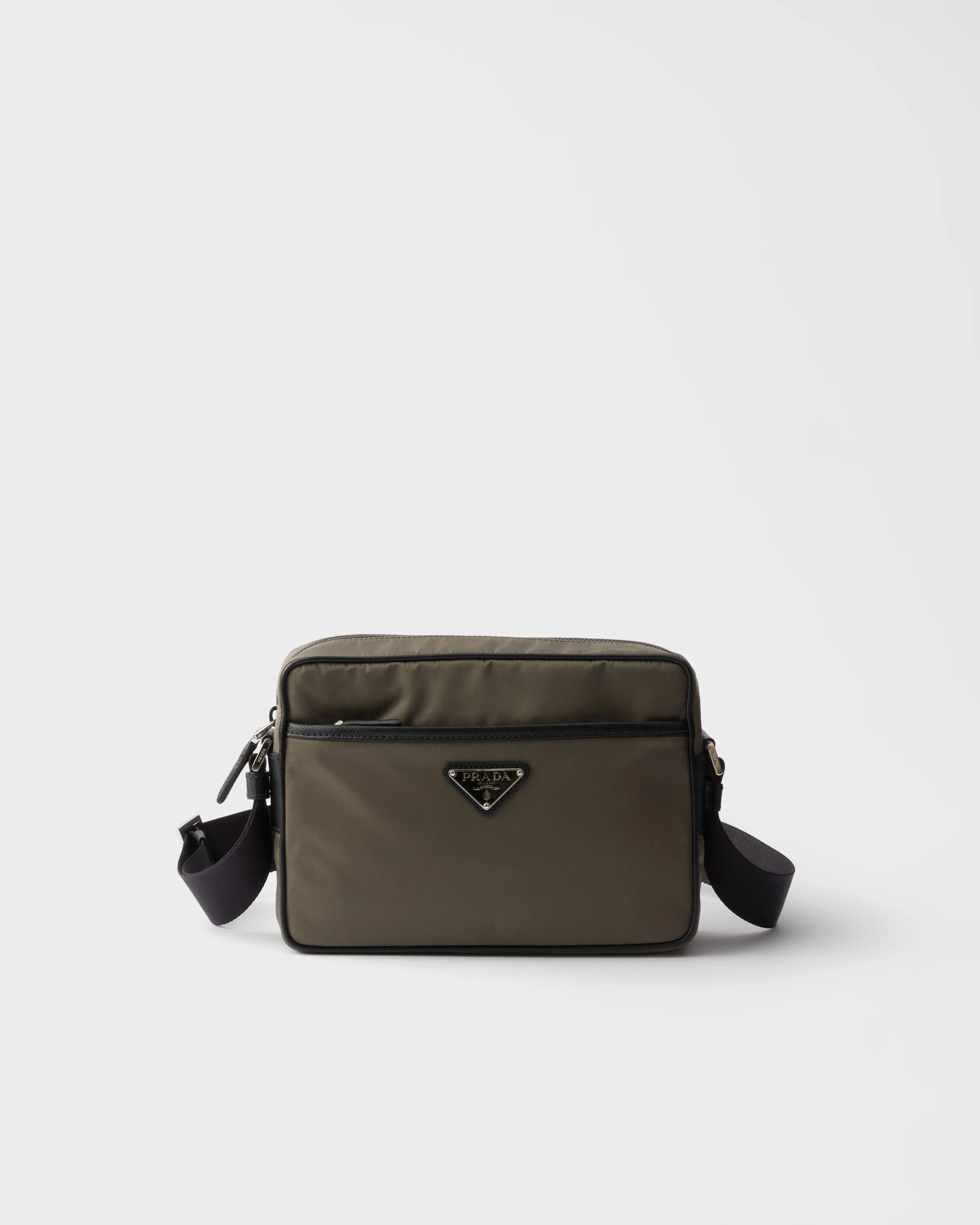 Re-Nylon and Saffiano shoulder bag - 1
