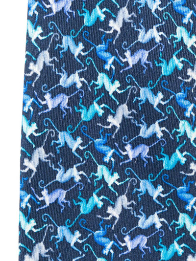 Etro monkey print tie outlook