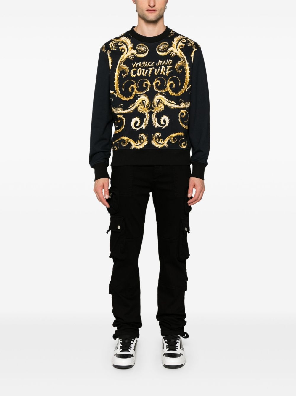 Couture Chain cotton sweatshirt - 2
