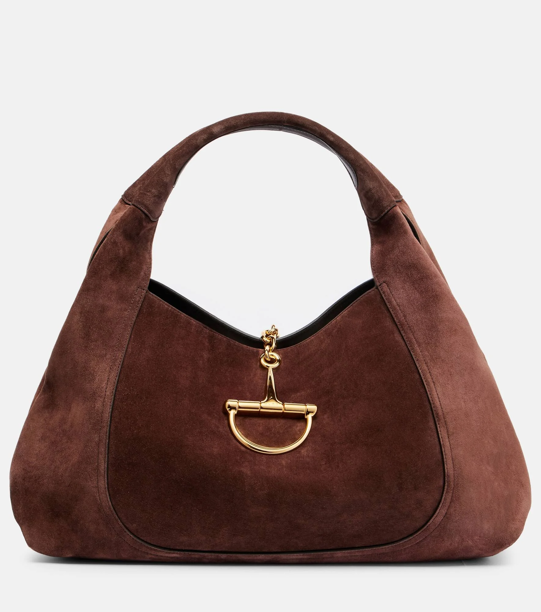 Gucci Softbit Maxi suede shoulder bag - 1