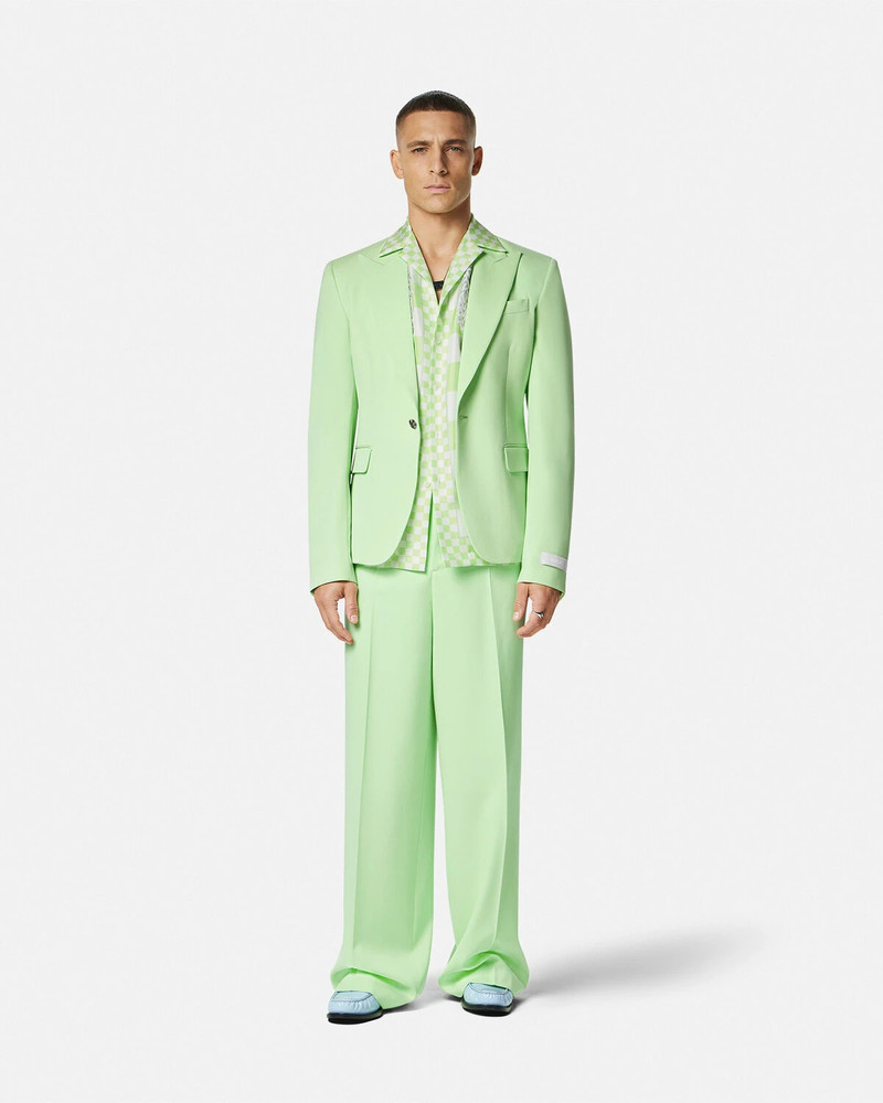 VERSACE Wool Single-Breasted Blazer outlook