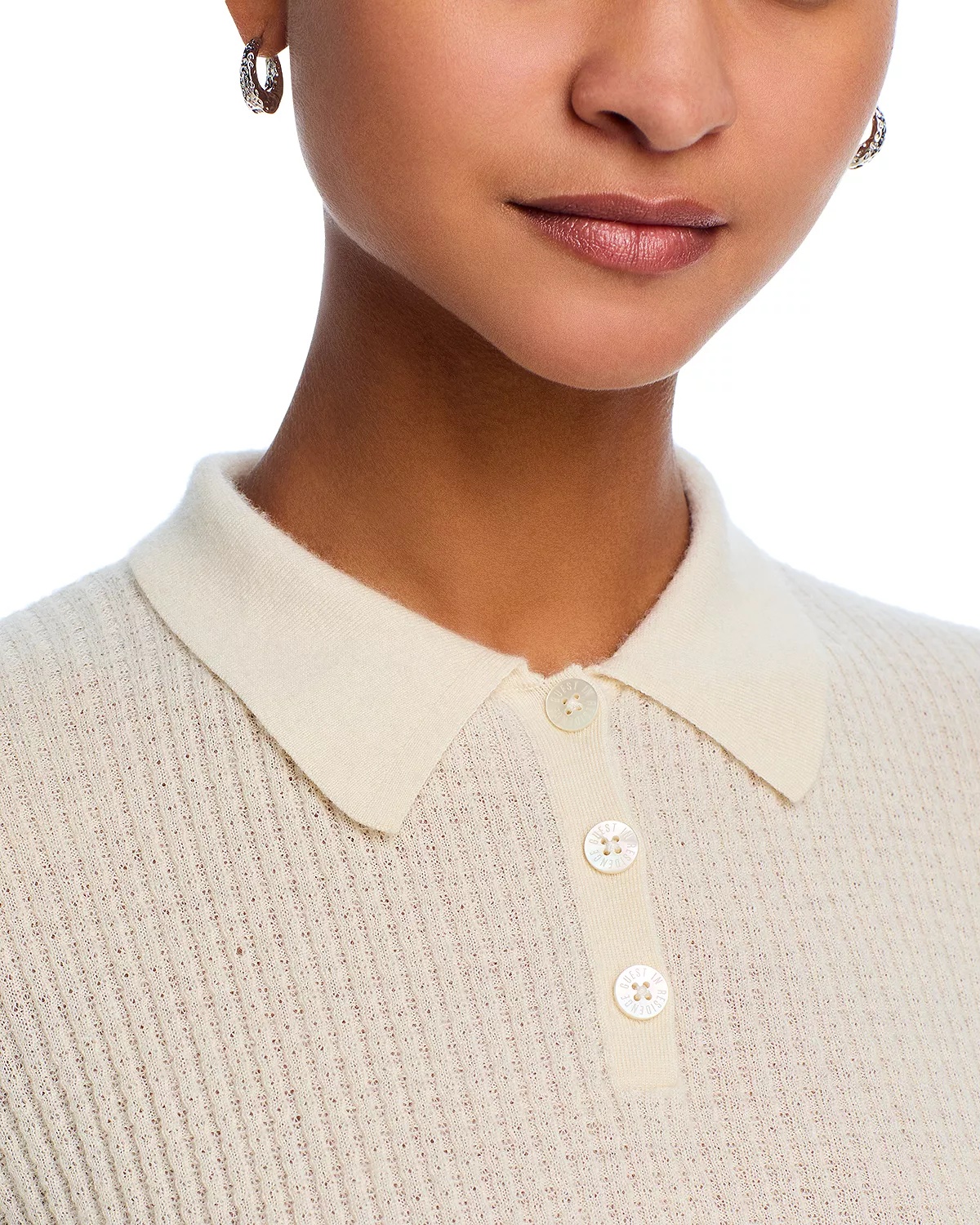 Cashmere Polo Neck Sweater - 4