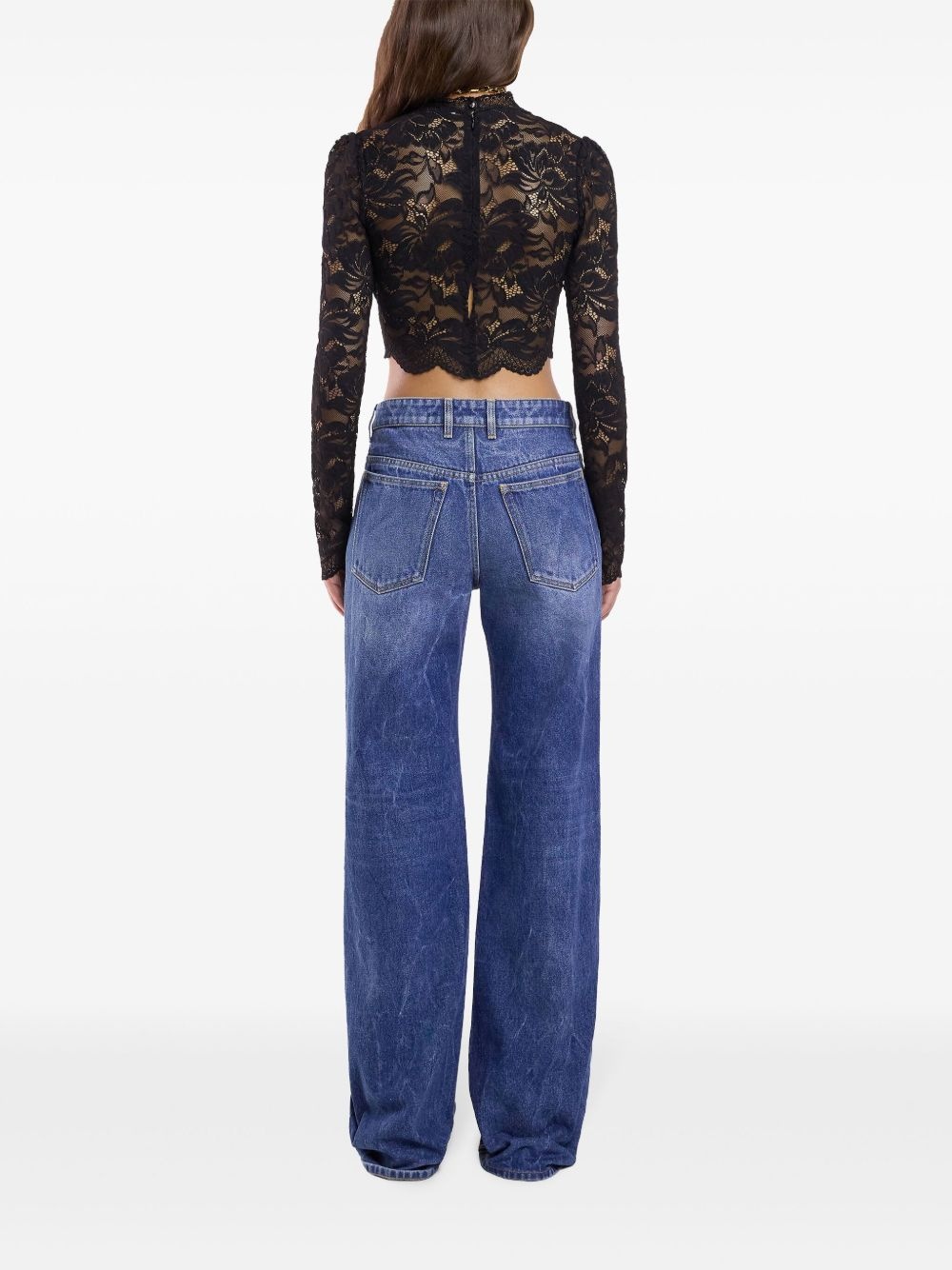 boyfriend jeans with charm detail - 4