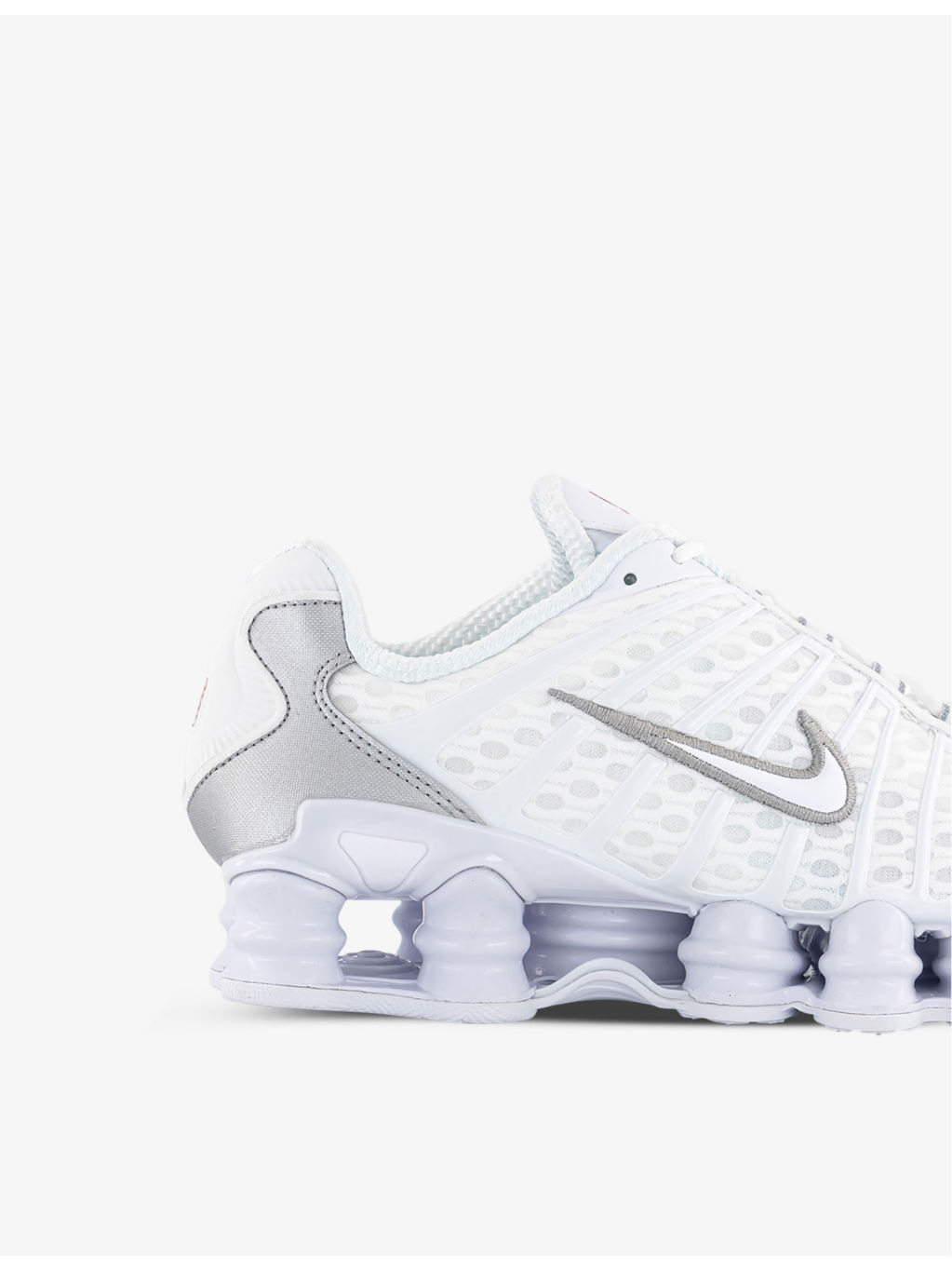 Shox TL leather, mesh and shell low-top trainers - 5