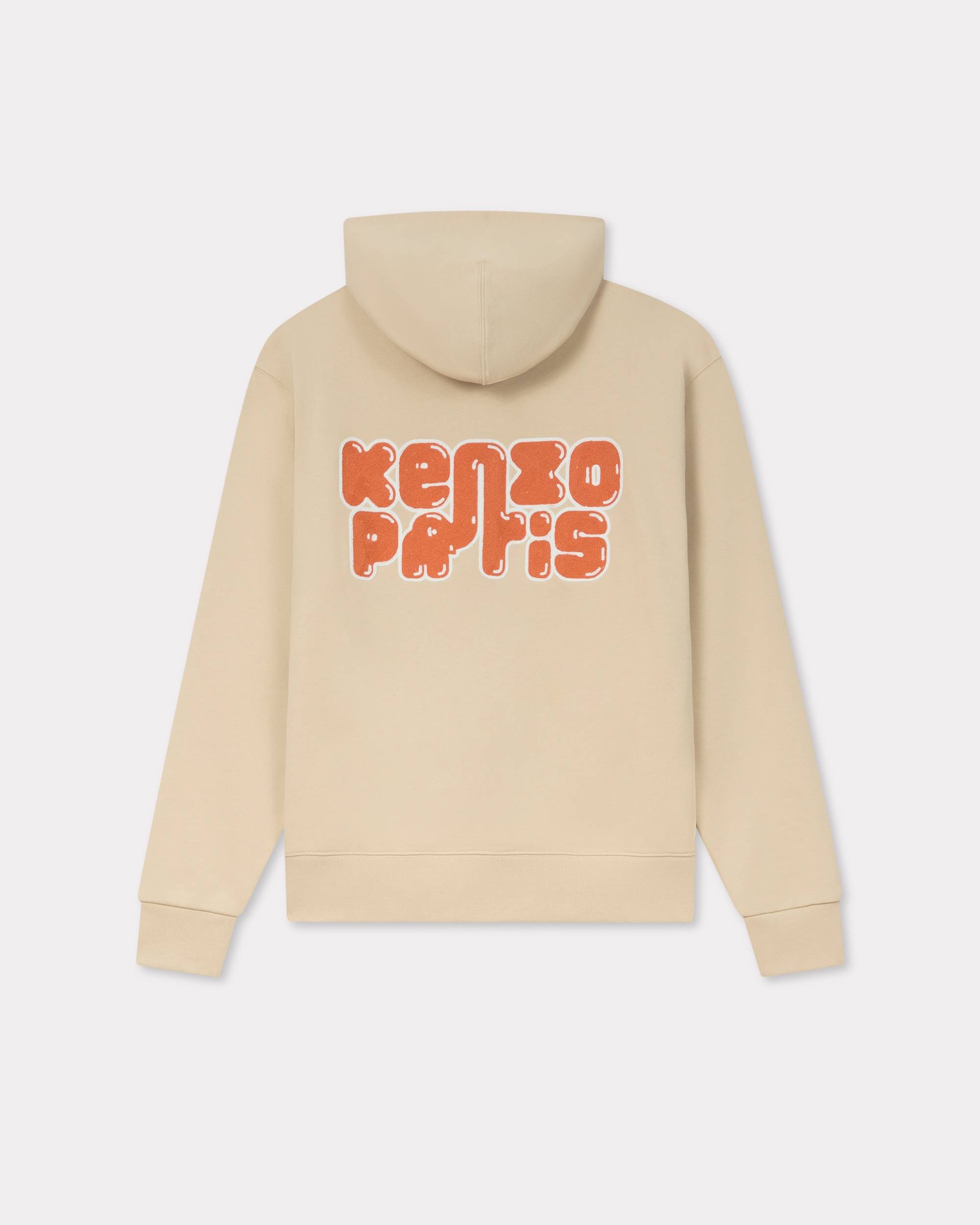 'KENZO Elephant Logo' embroidered full-zip hoodie in cotton - 2