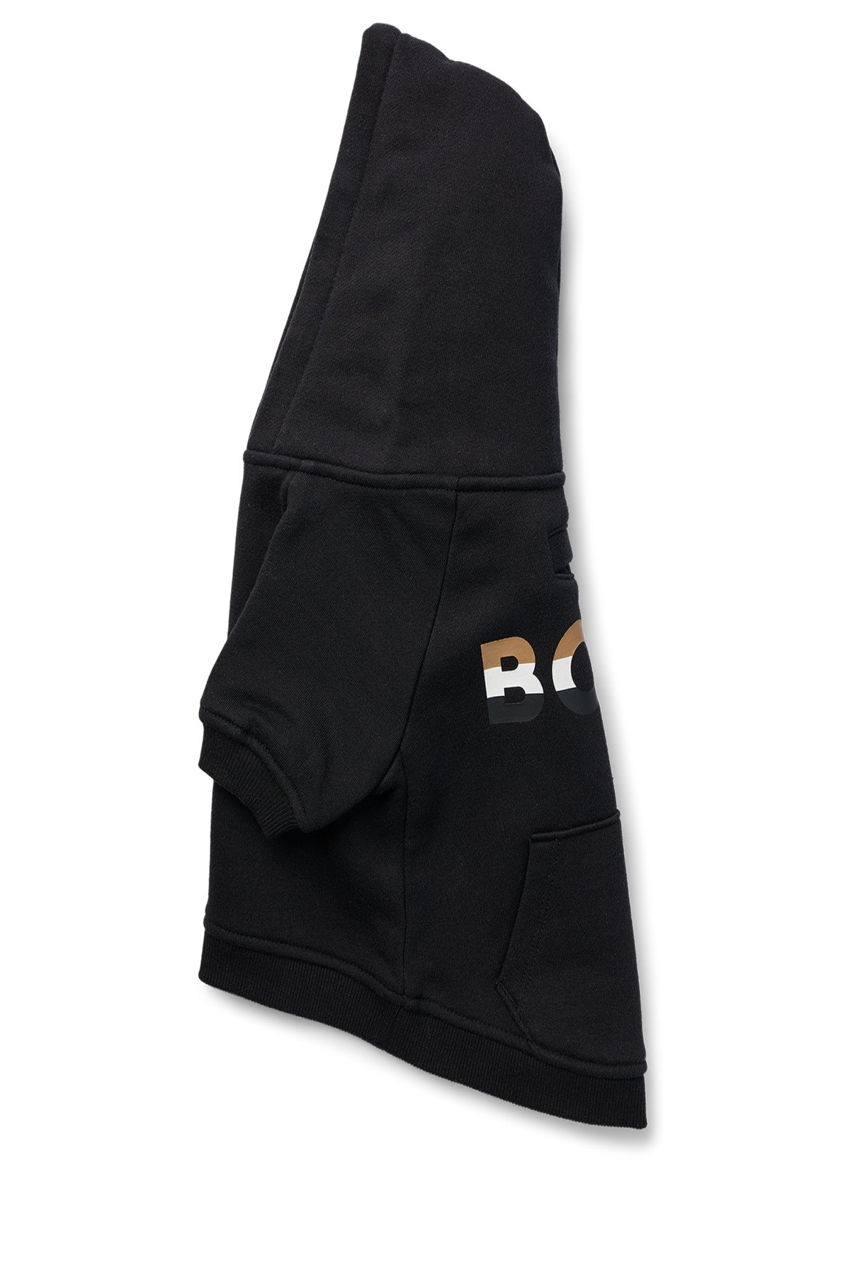 DOG HOODIE WITH ICONIC STRIPE LOGO - 3