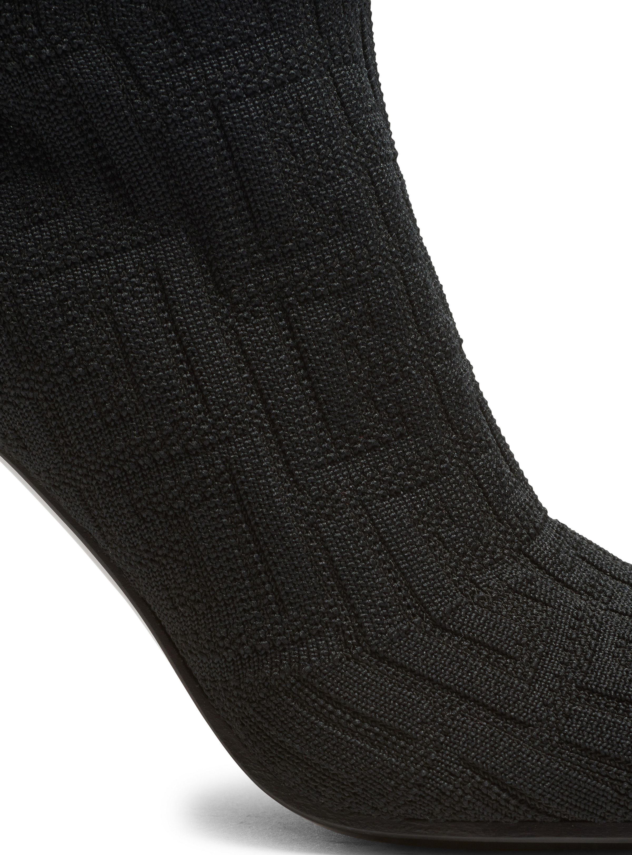 Moneta mesh thigh boots with monogram - 6