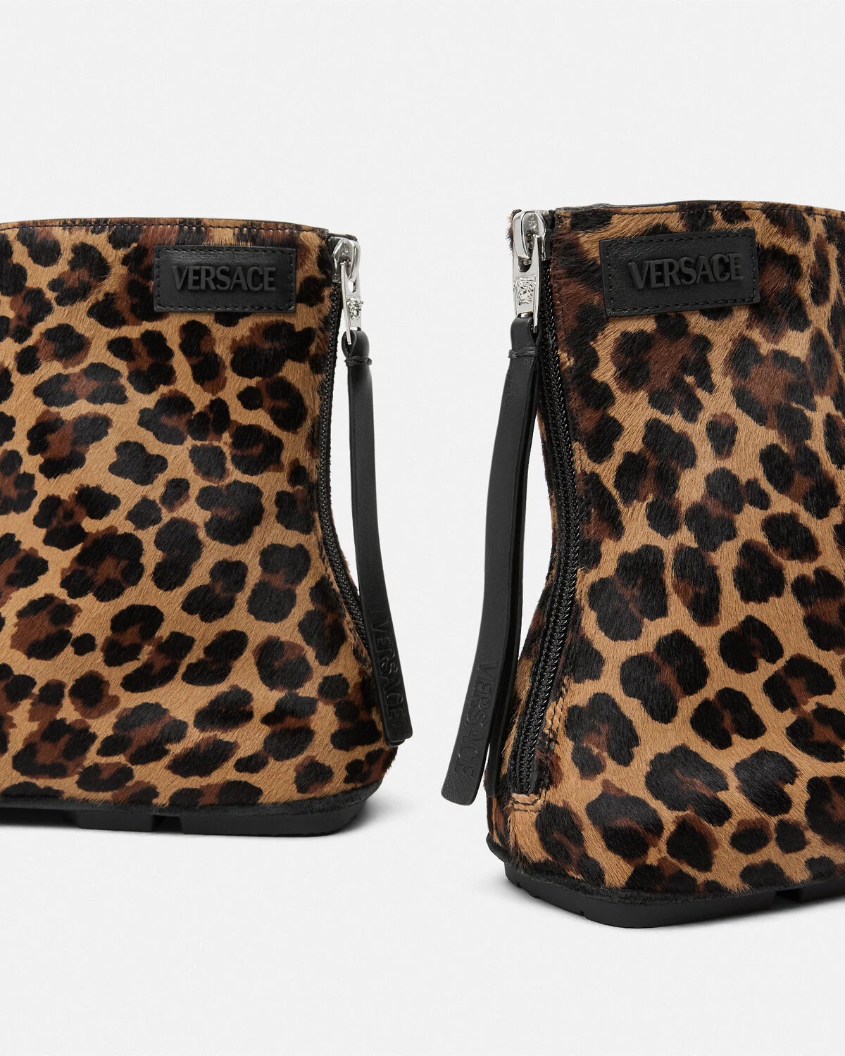 Leopard Villa Ankle Boots - 5