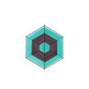 MARNI MARKET HEXAGONAL TURQUOISE AND BROWN FRUIT HOLDER - 4