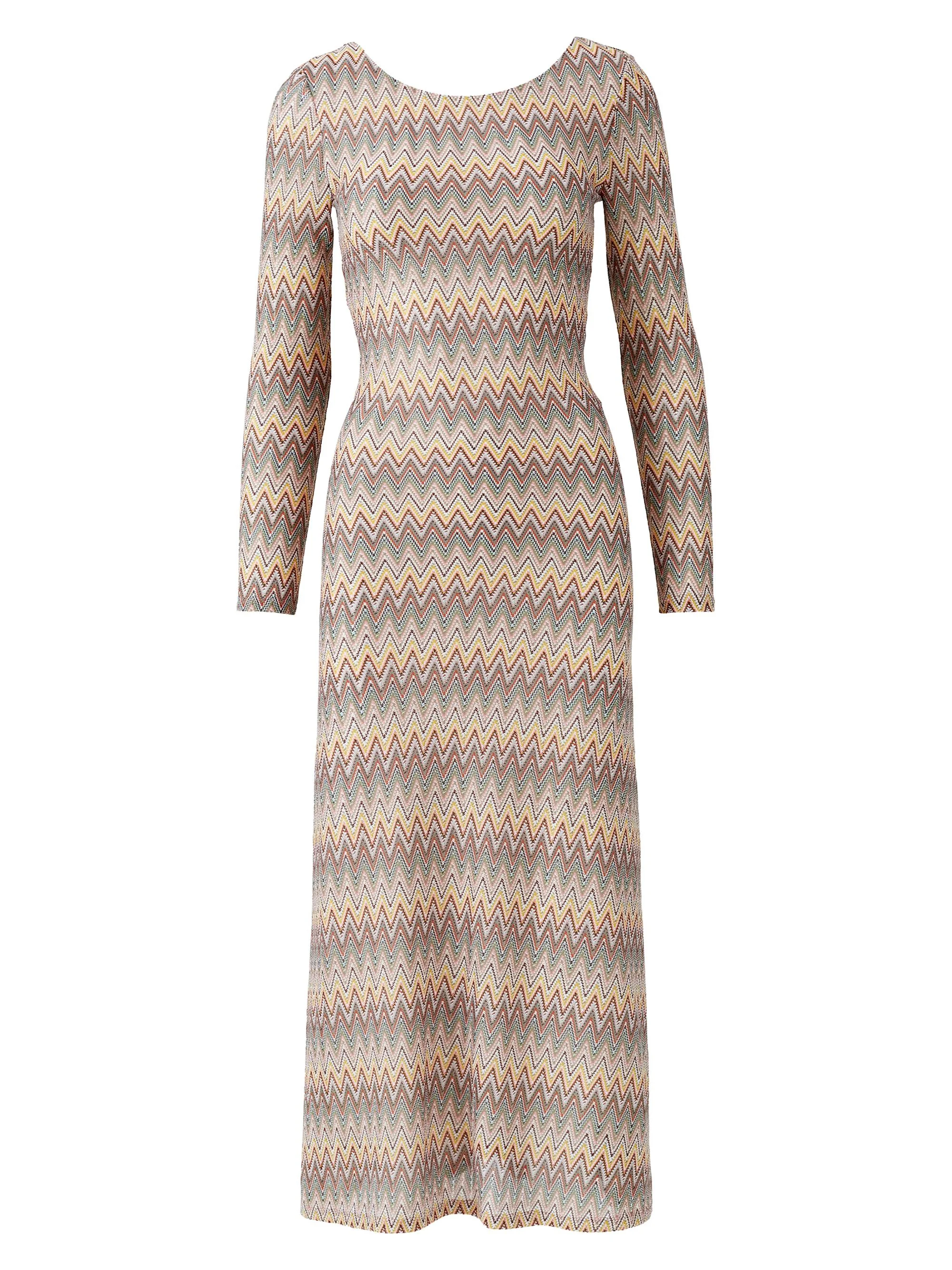 Women's Lily Zigzag Maxi Dress - Multi - 1