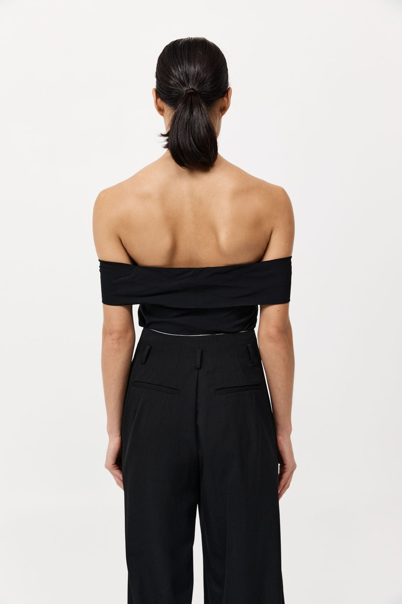 Off Shoulder Top - Black 4