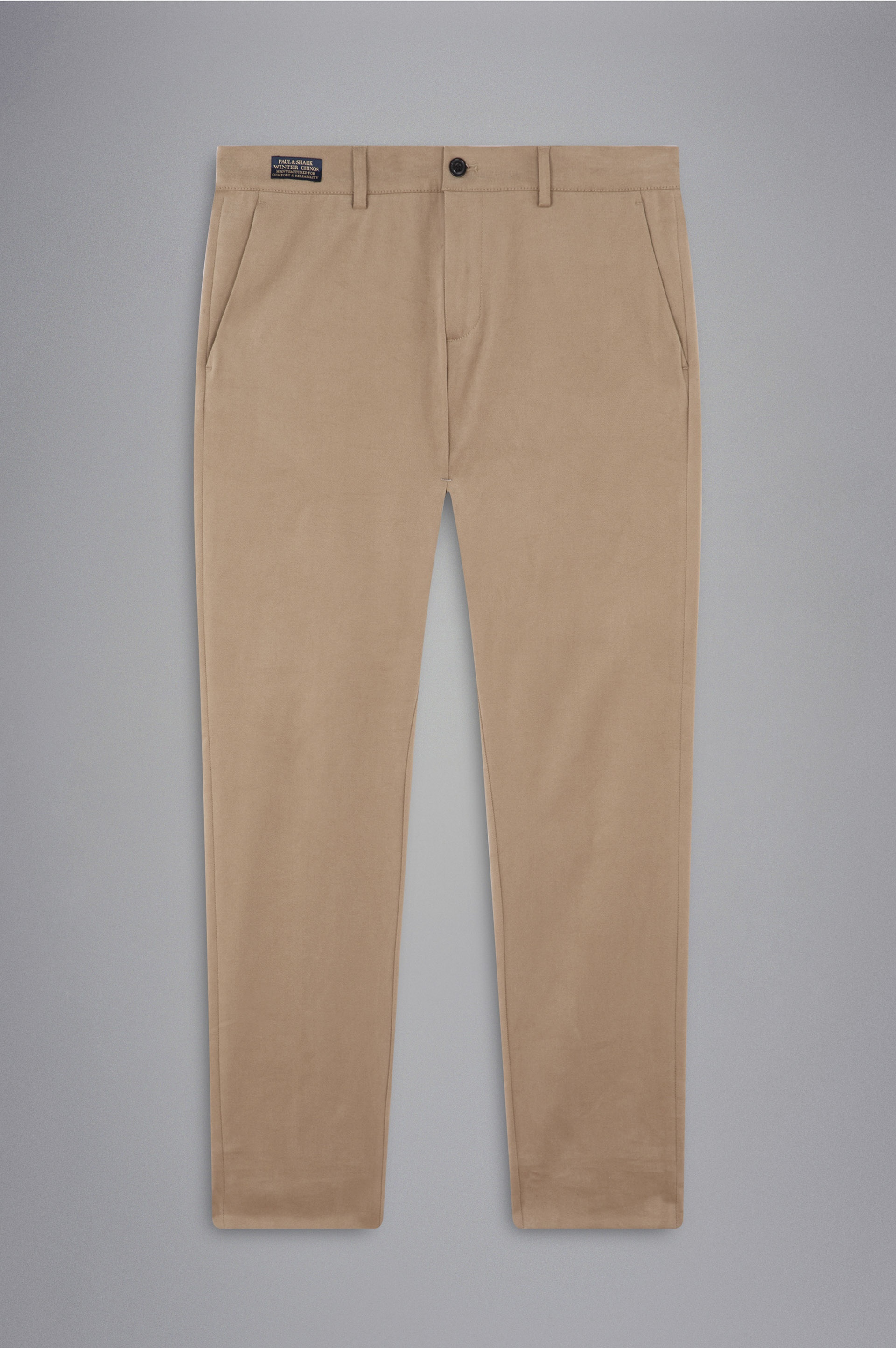 STRETCH COTTON SLIM WINTER CHINOS TROUSERS - 1