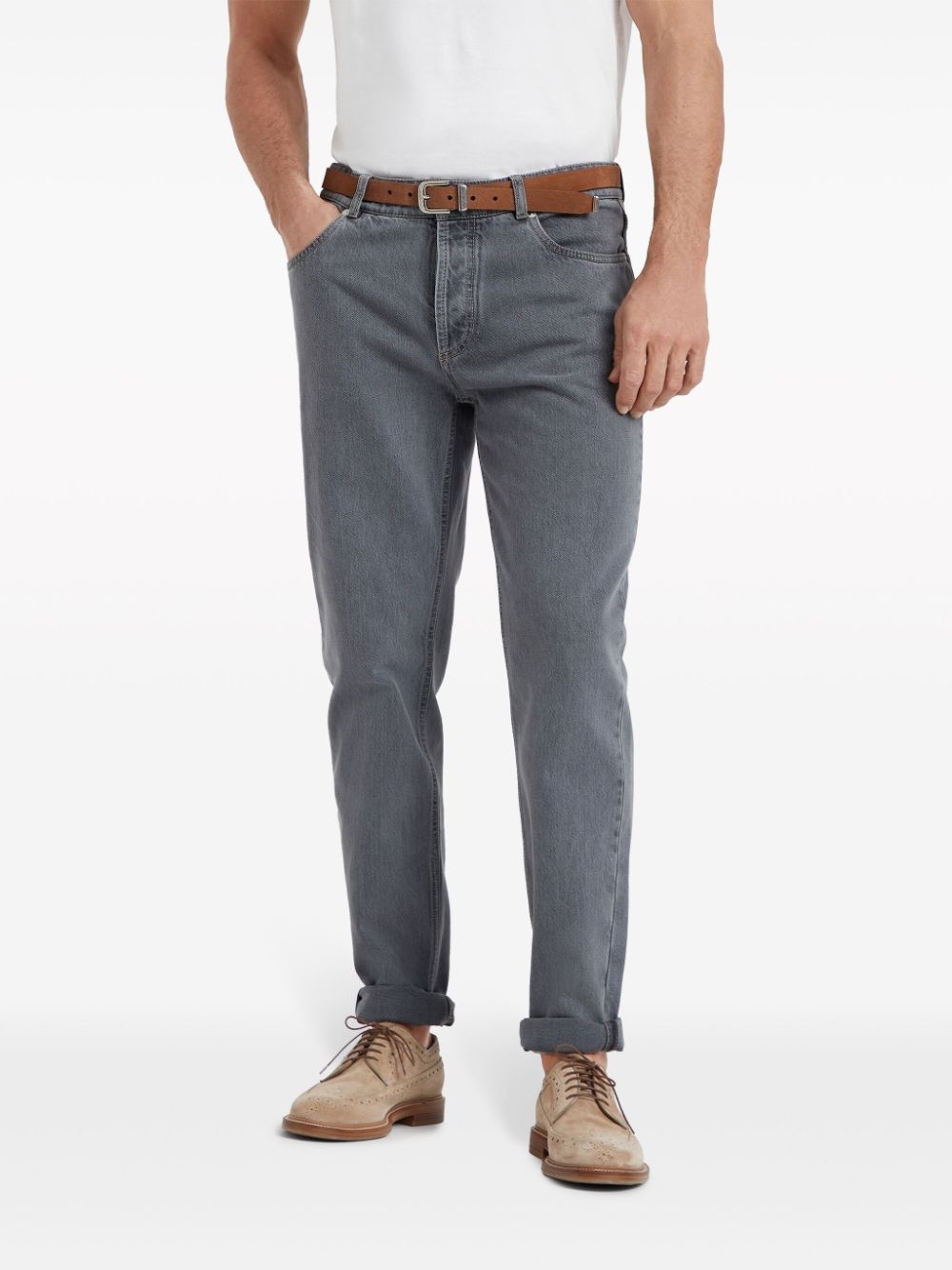 tapered-leg jeans - 3