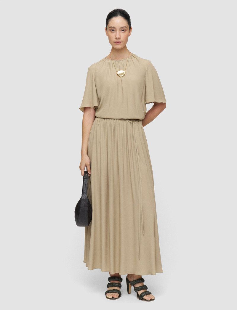 JOSEPH Elba Silk Blend Crepe Skirt outlook