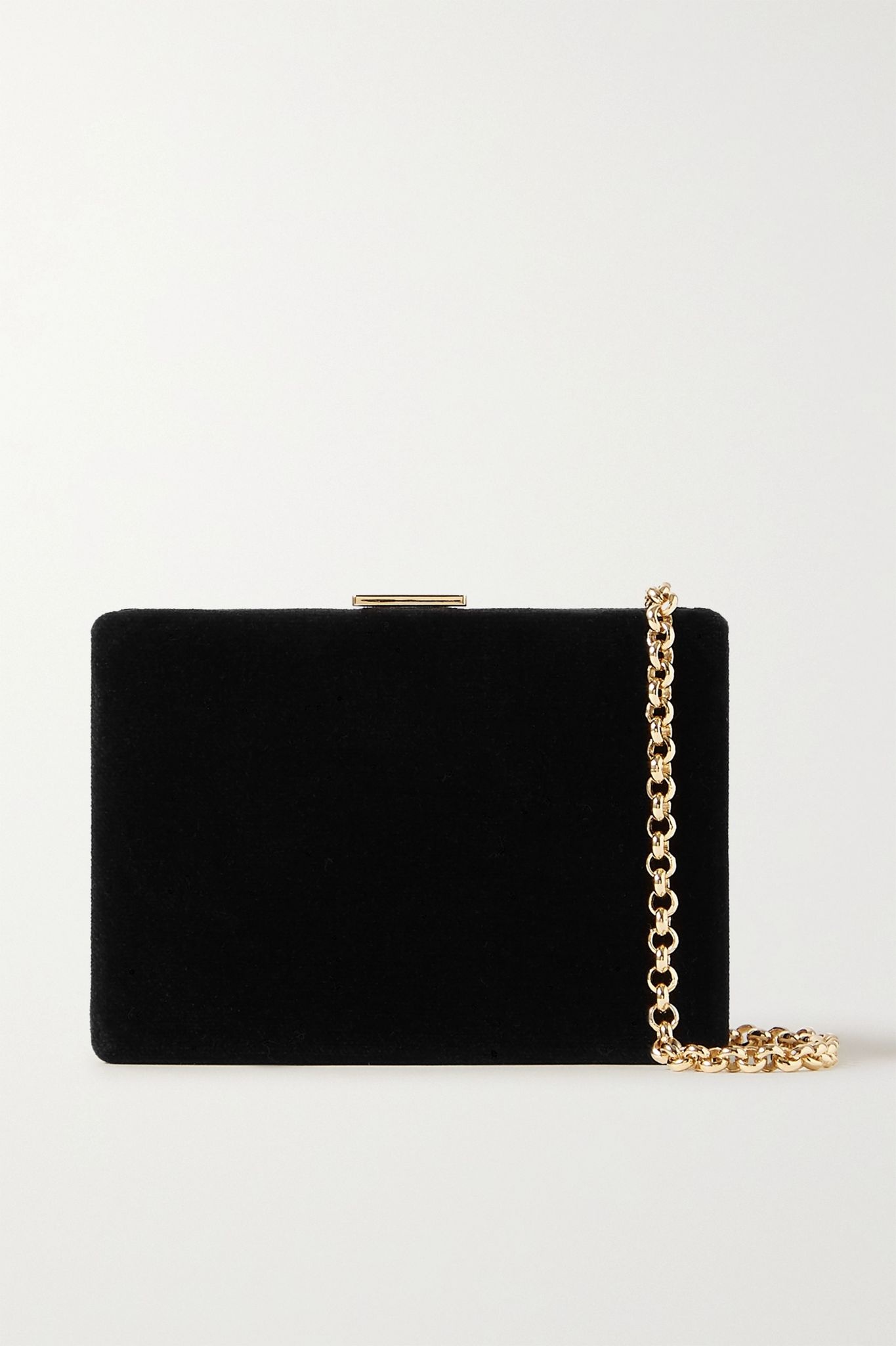 Velvet shoulder bag - 1