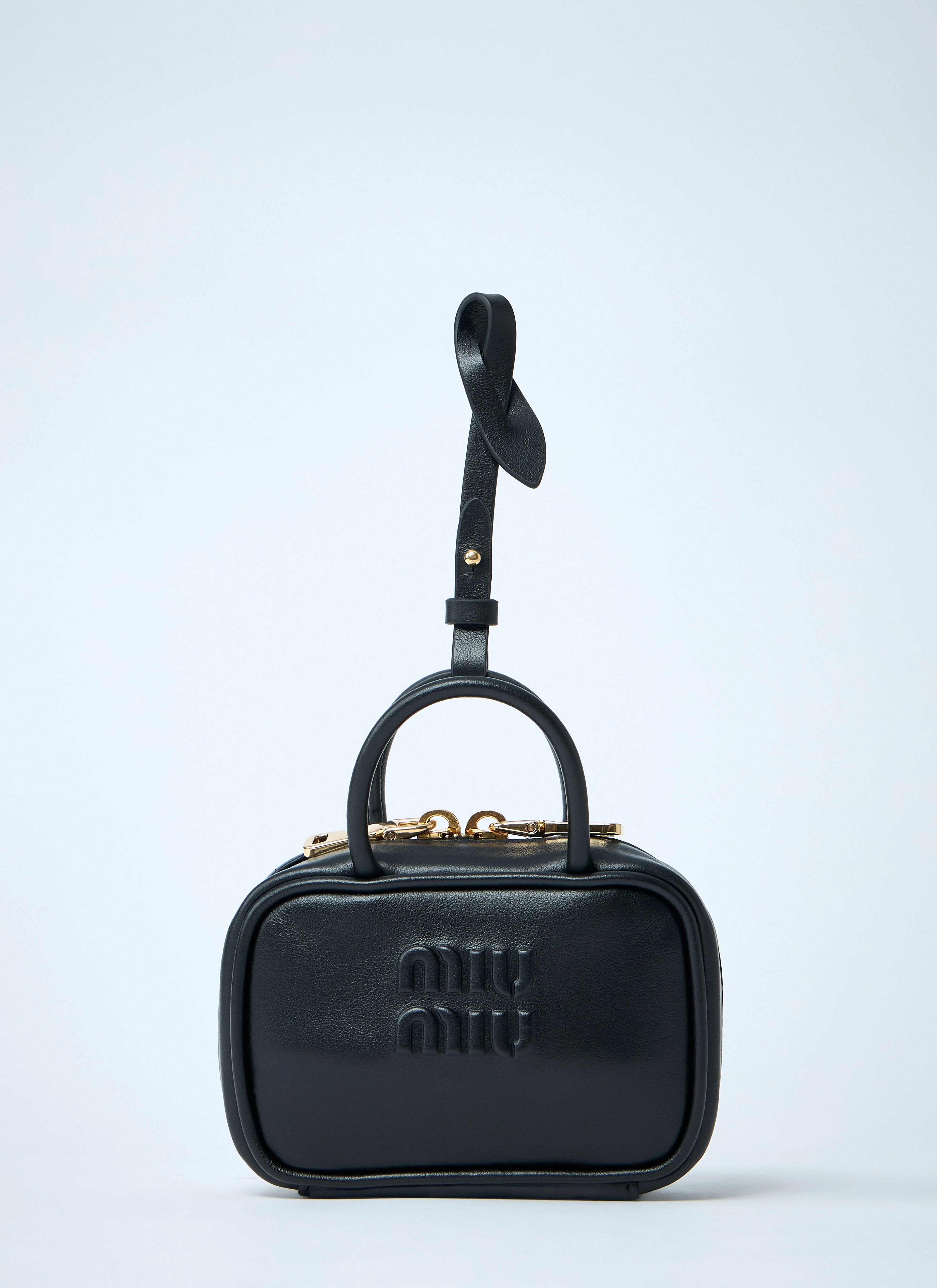 Miu Miu Women Micro Beau Leather Bag - 1