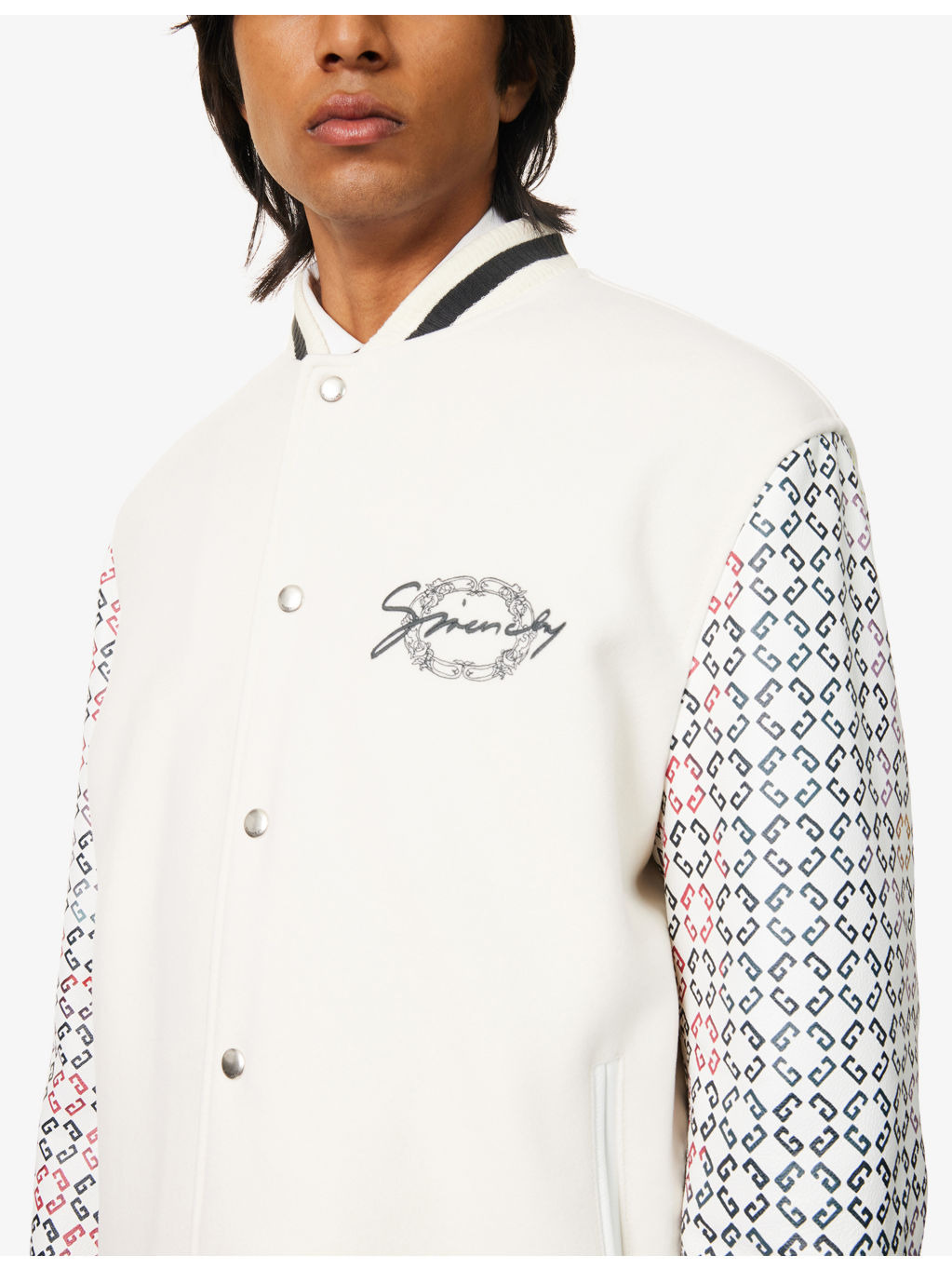 Monogram Varsity Wool-Blend Bomber Jacket - 5