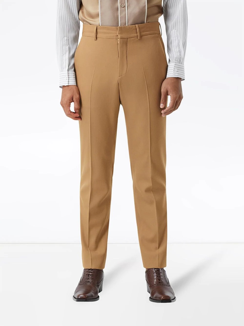 twill tailored trousers - 3