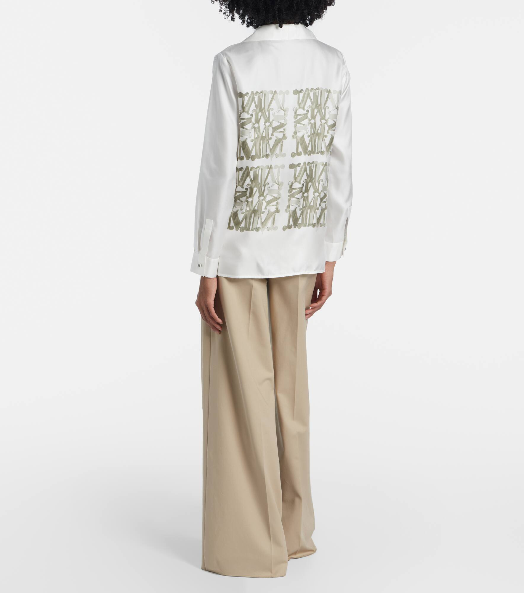 Printed silk shirt - 3