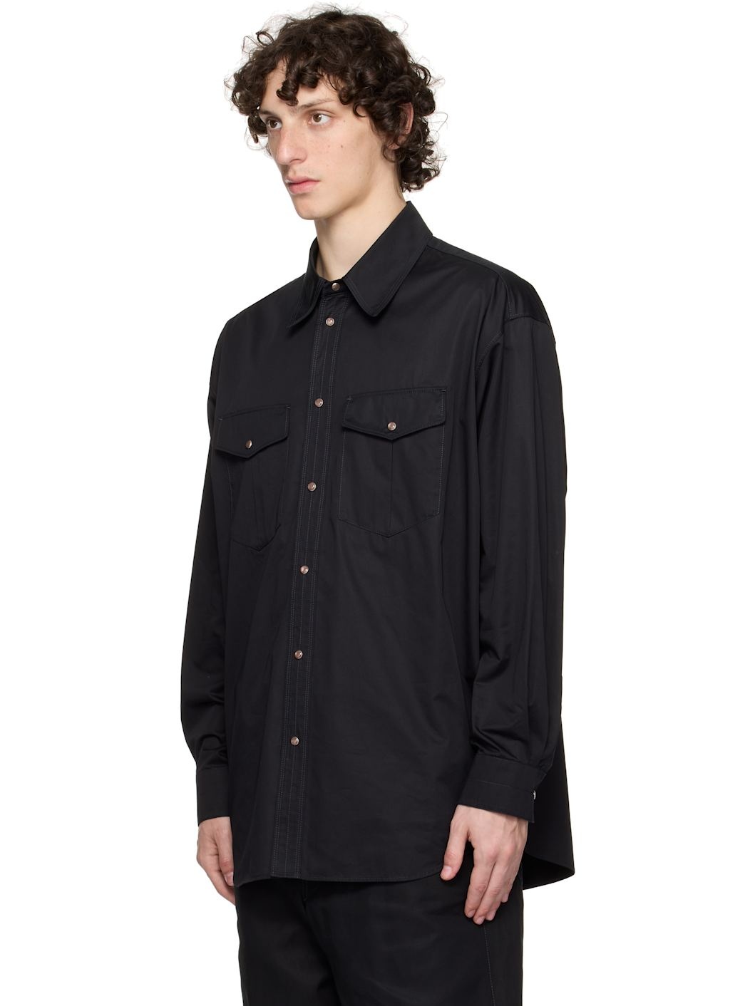 Black Western Shirt - 4