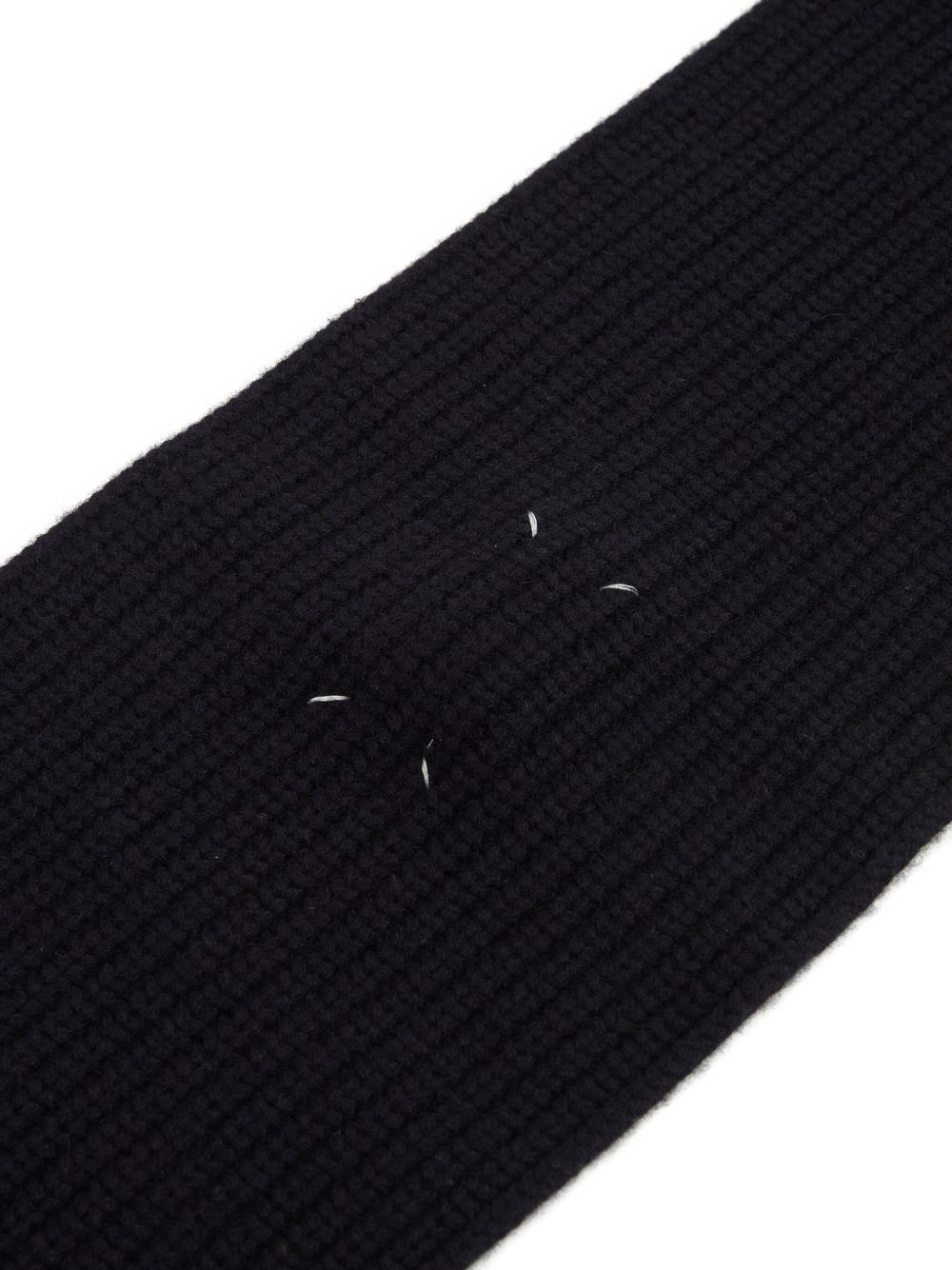 ribbed cashmere scarf - 3
