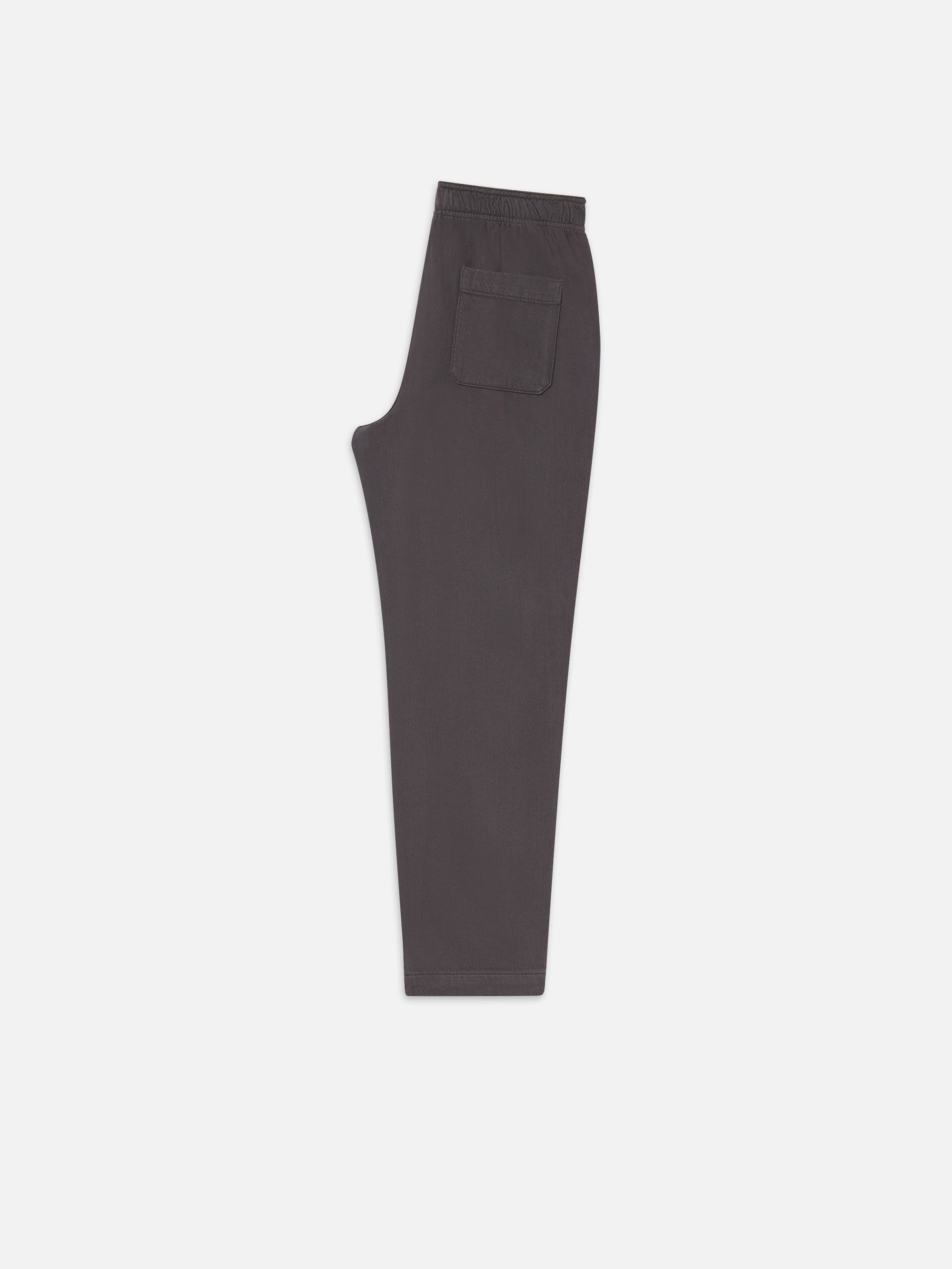 Textured Terry Travel Pant in Slate Gray - 3