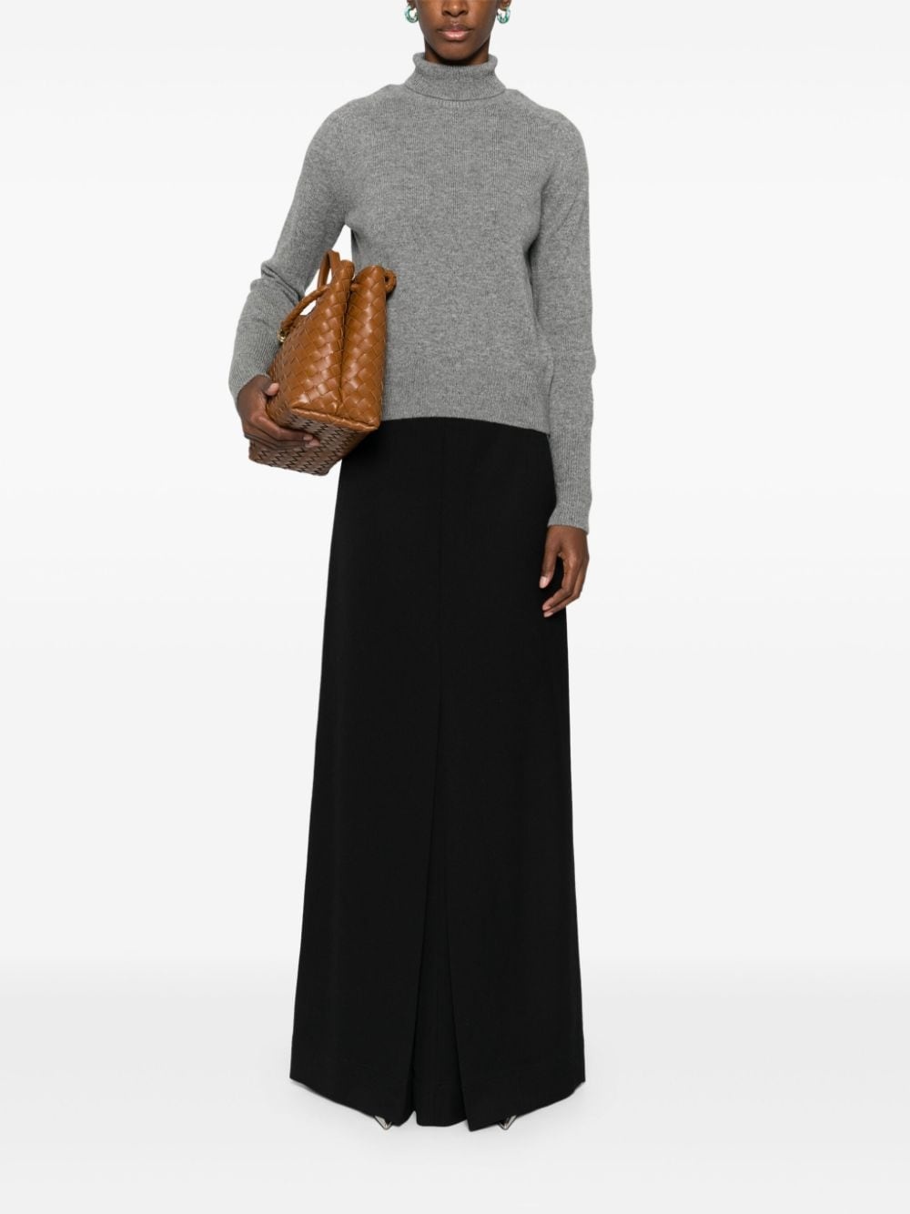 roll-neck wool jumper - 2