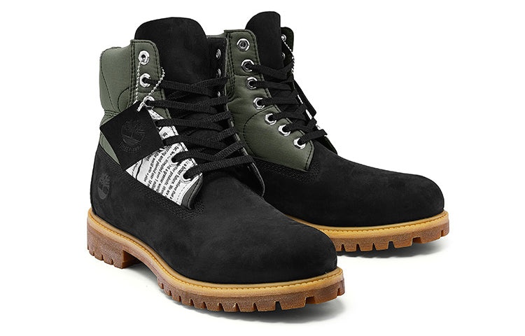 Timberland Tree Pack Premium 6 Inch Boots 'Black Nubuck' A2PXDW - 4