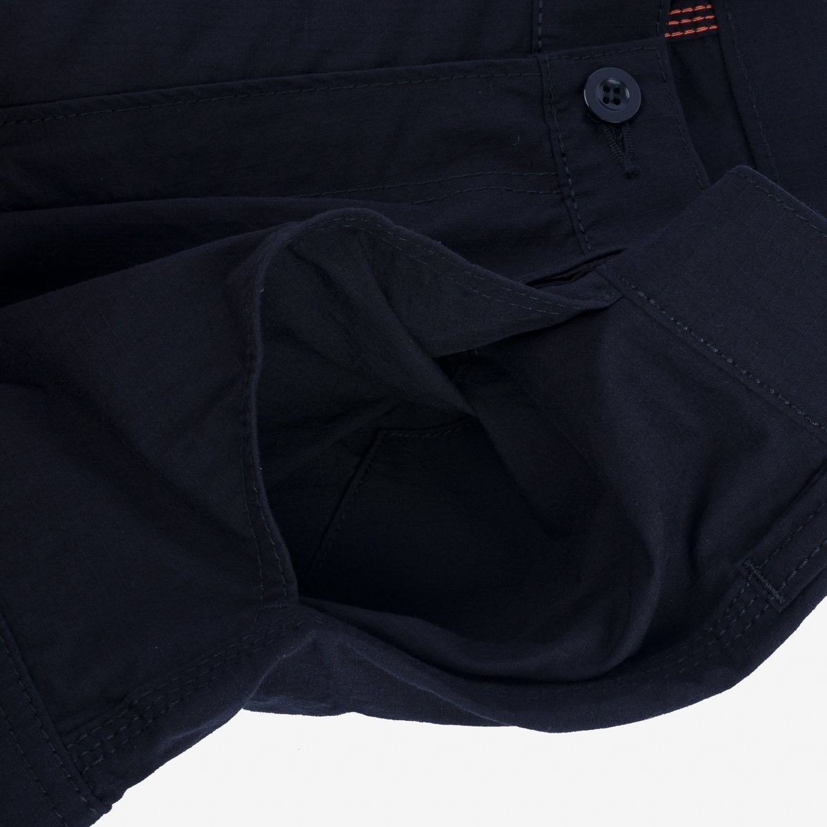 IH-736-BLK Ripstop Cargo Shorts - Black - 7