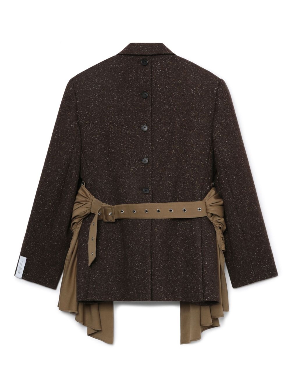 belted blazer - 6