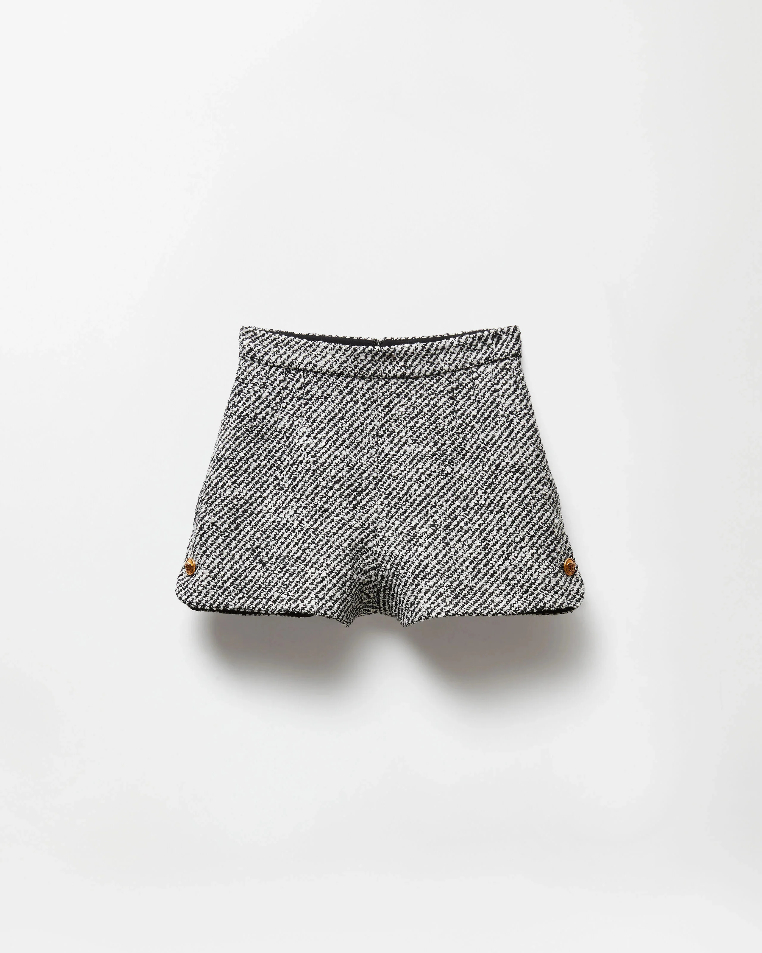 Wool Bouclé Shorts - 1