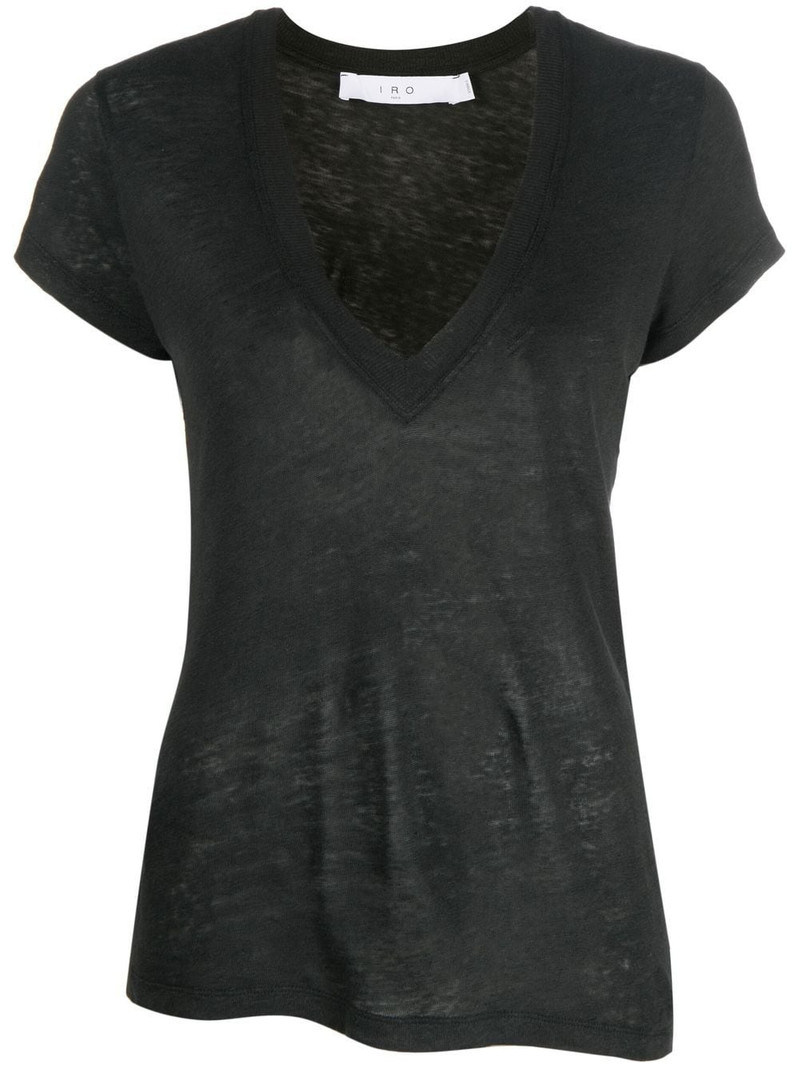 V-neck short-sleeve T-shirt 1