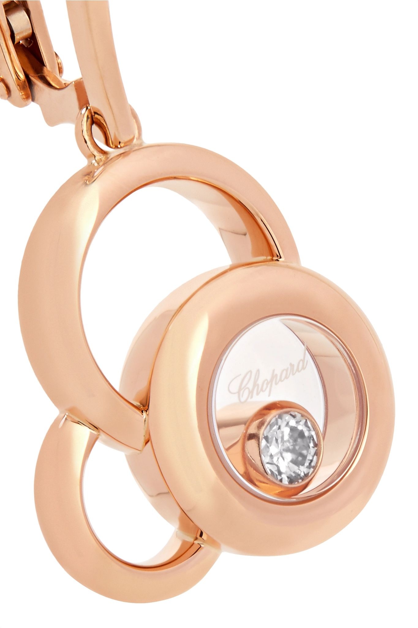 Happy Dreams 18-karat rose gold diamond earrings - 4