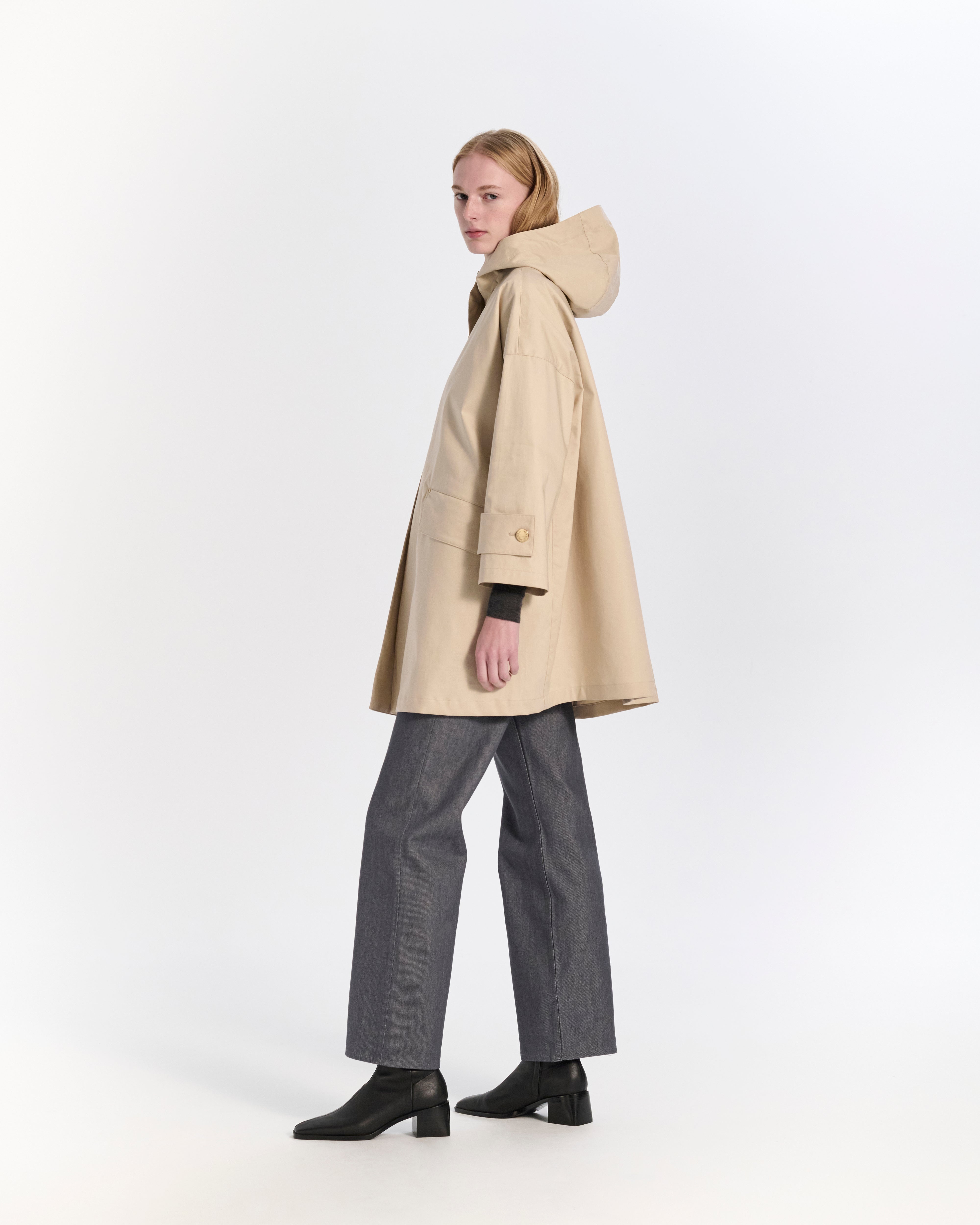 Humbie Raintec Hooded Short Coat - 6