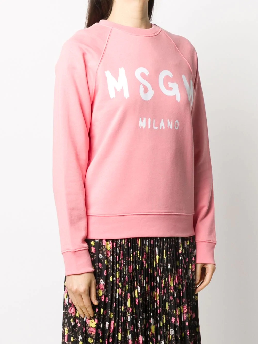 logo print sweatshirt - 3