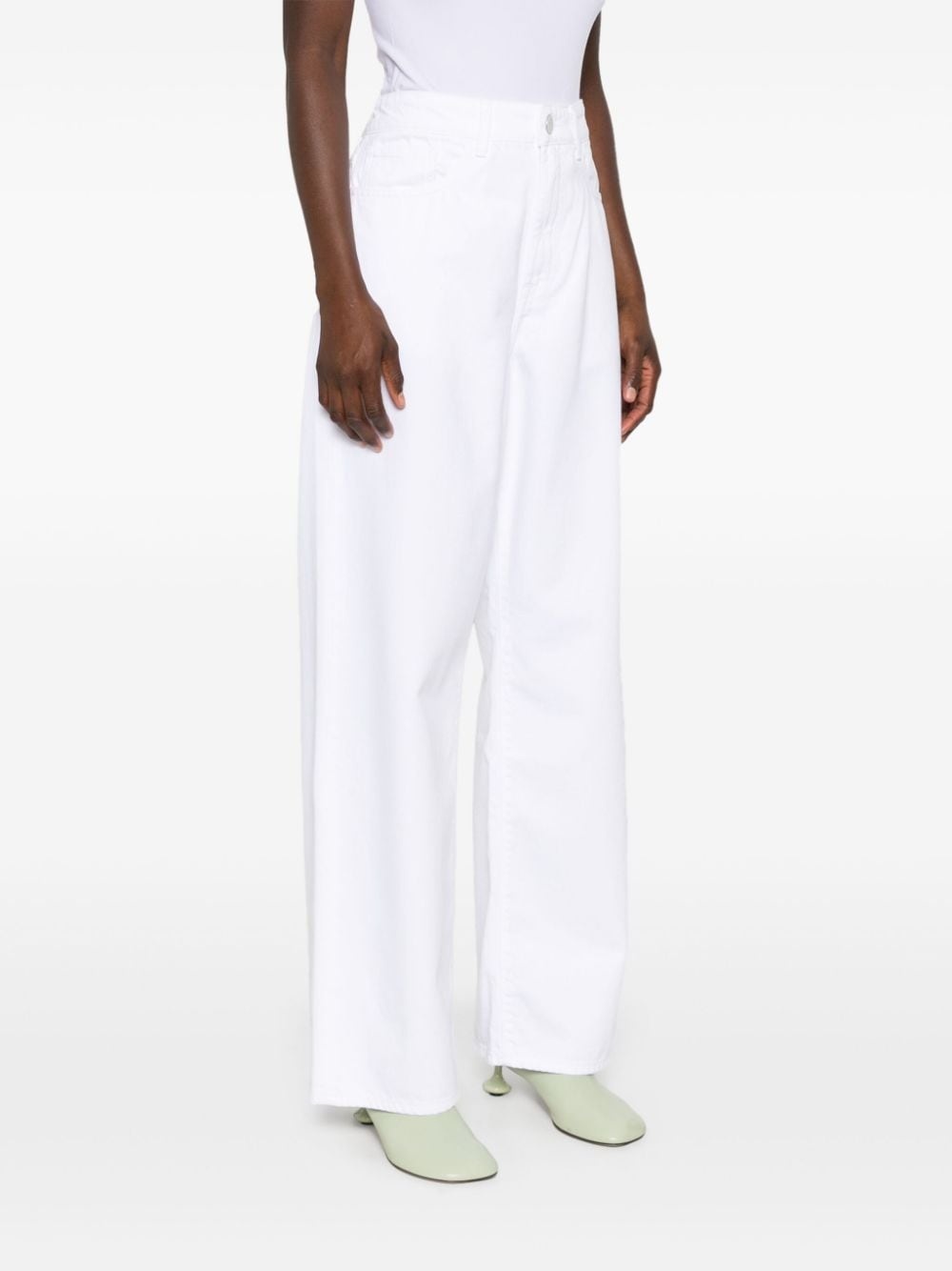 low-rise wide-leg jeans - 3