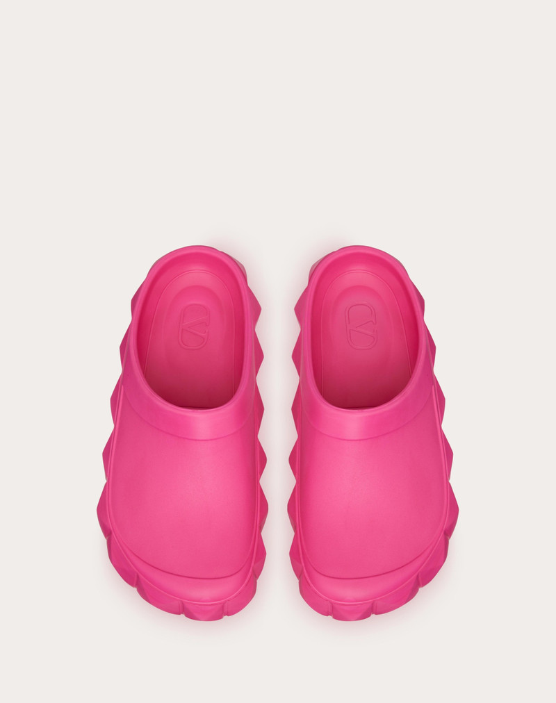 ROMAN STUD TURTLE RUBBER CLOG 4