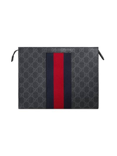 GUCCI GG Supreme Web cosmetic case outlook