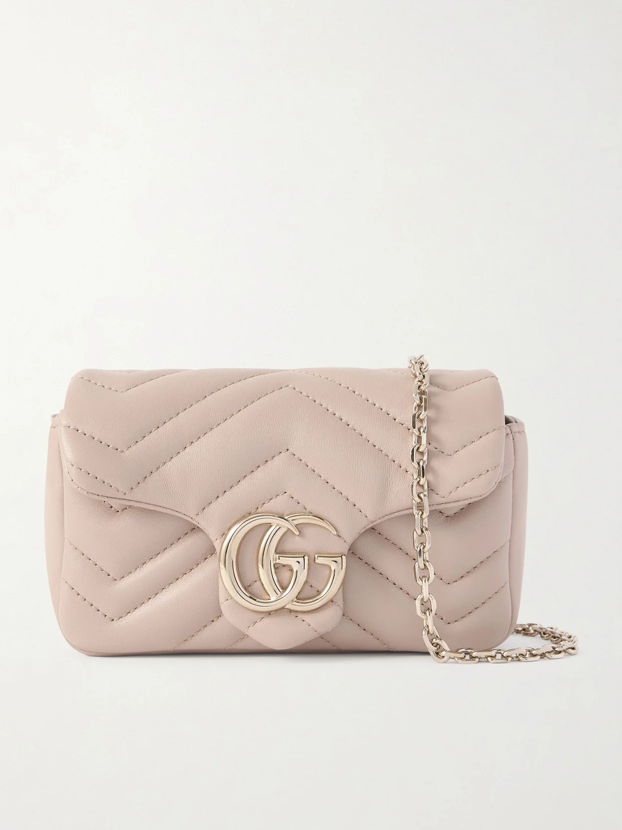 Gg Marmont Mini Matelassé Leather Shoulder Bag - 1